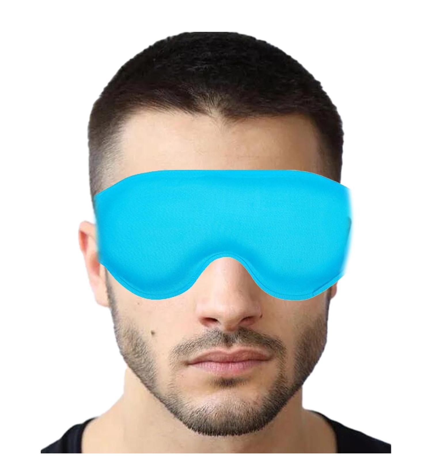 Fukamou Cooling Eye Masque Cooling Eye Reusable Masque | Perfect Fit Sleeping Tool for Business Trip Car Travel and Home - Buy Online on GoSupps.com