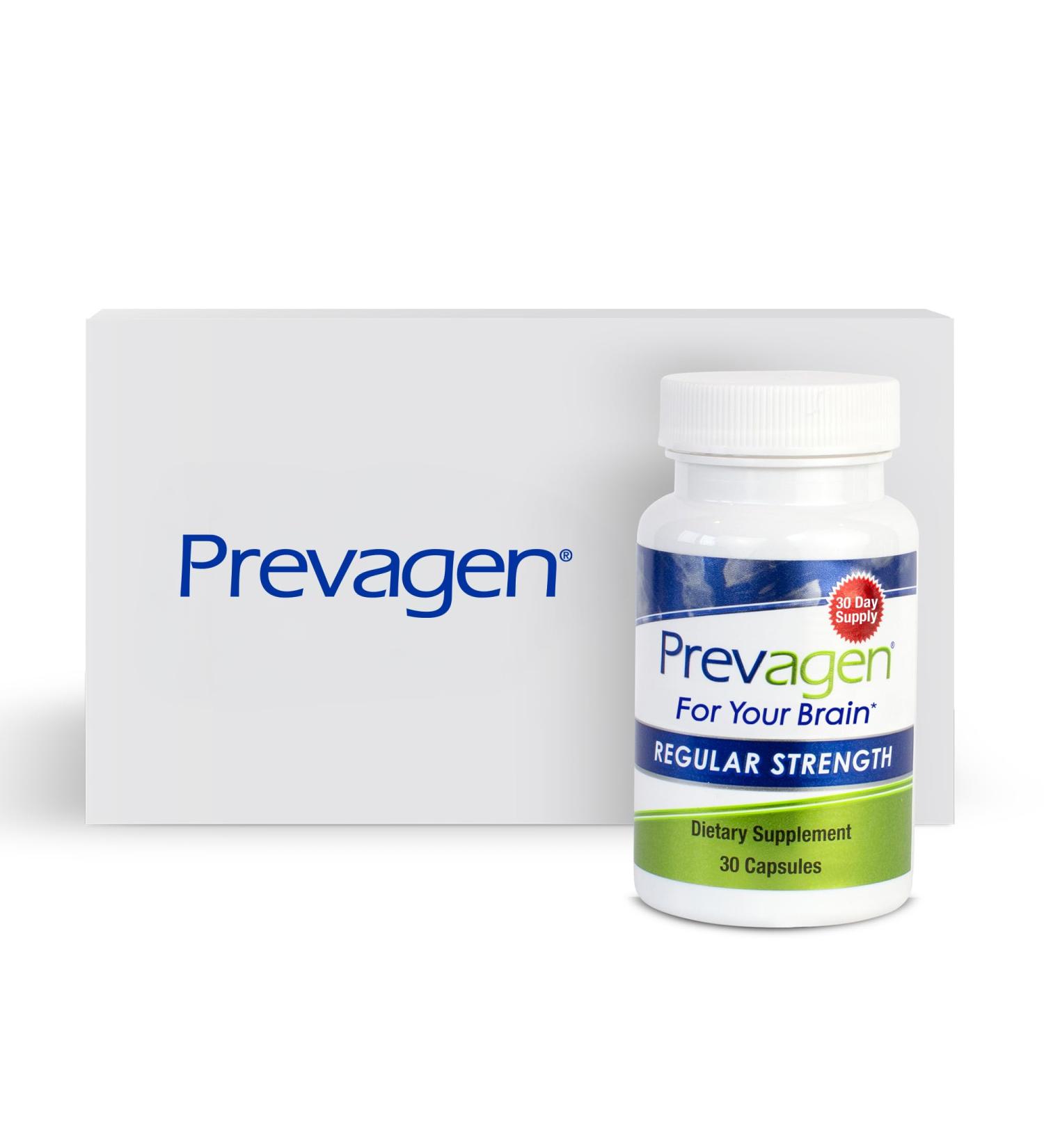 Prevagen Regular Strength - 30 Capsules (1 Month Supply) | Formulated for Your Brain | 10mg of Apoaequorin Plus Vitamin D3 30 Count (Pack of 1) - Buy Online on GoSupps.com
