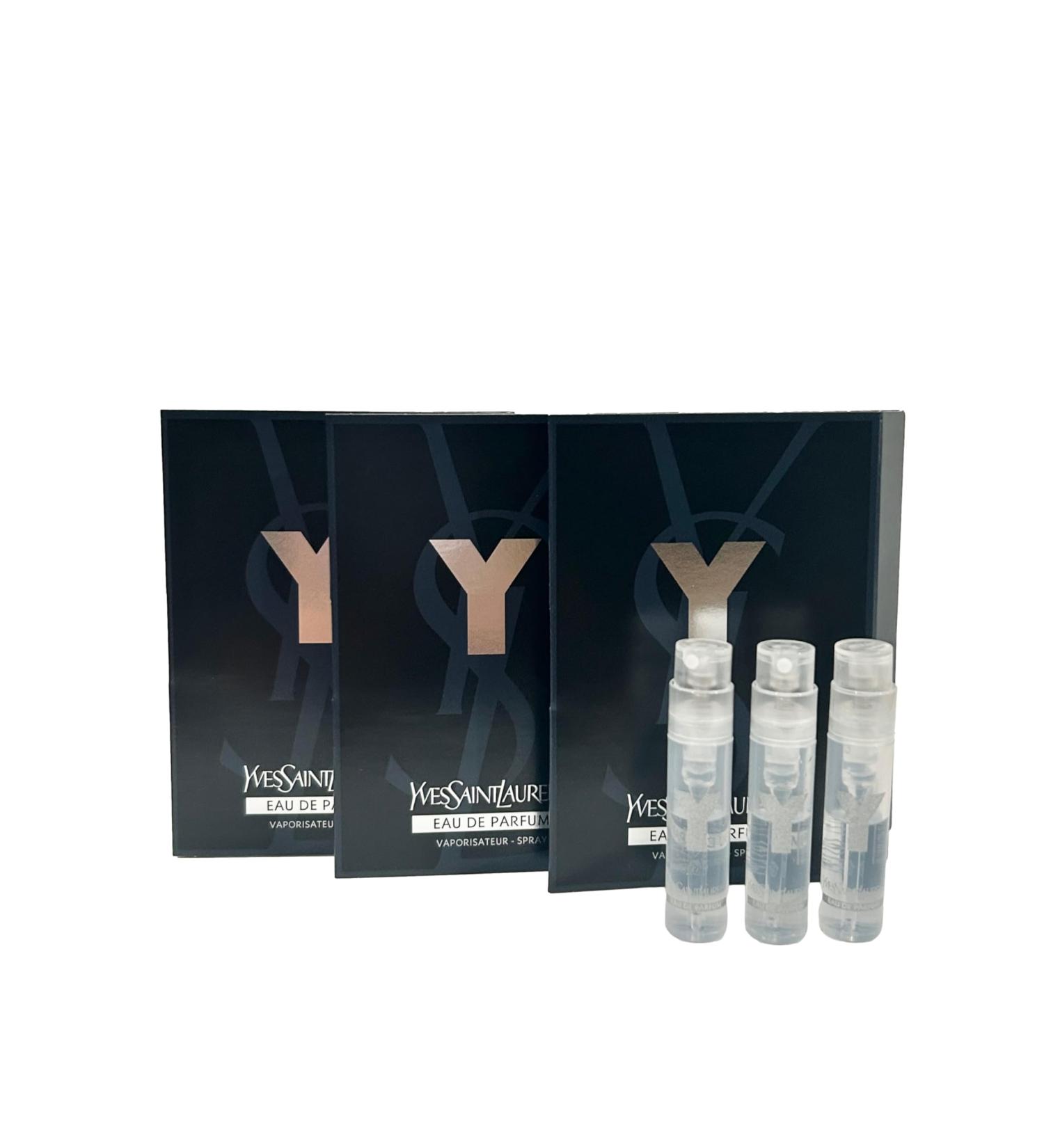 YVES SAINT LAURENT YSL Y Men EDP Sample Perfume EAU DE PARFUM Spray Trial Size Partially Filled Vials 1.2 ml / 0.04 fl oz (set of 3) - Buy Online on GoSupps.com
