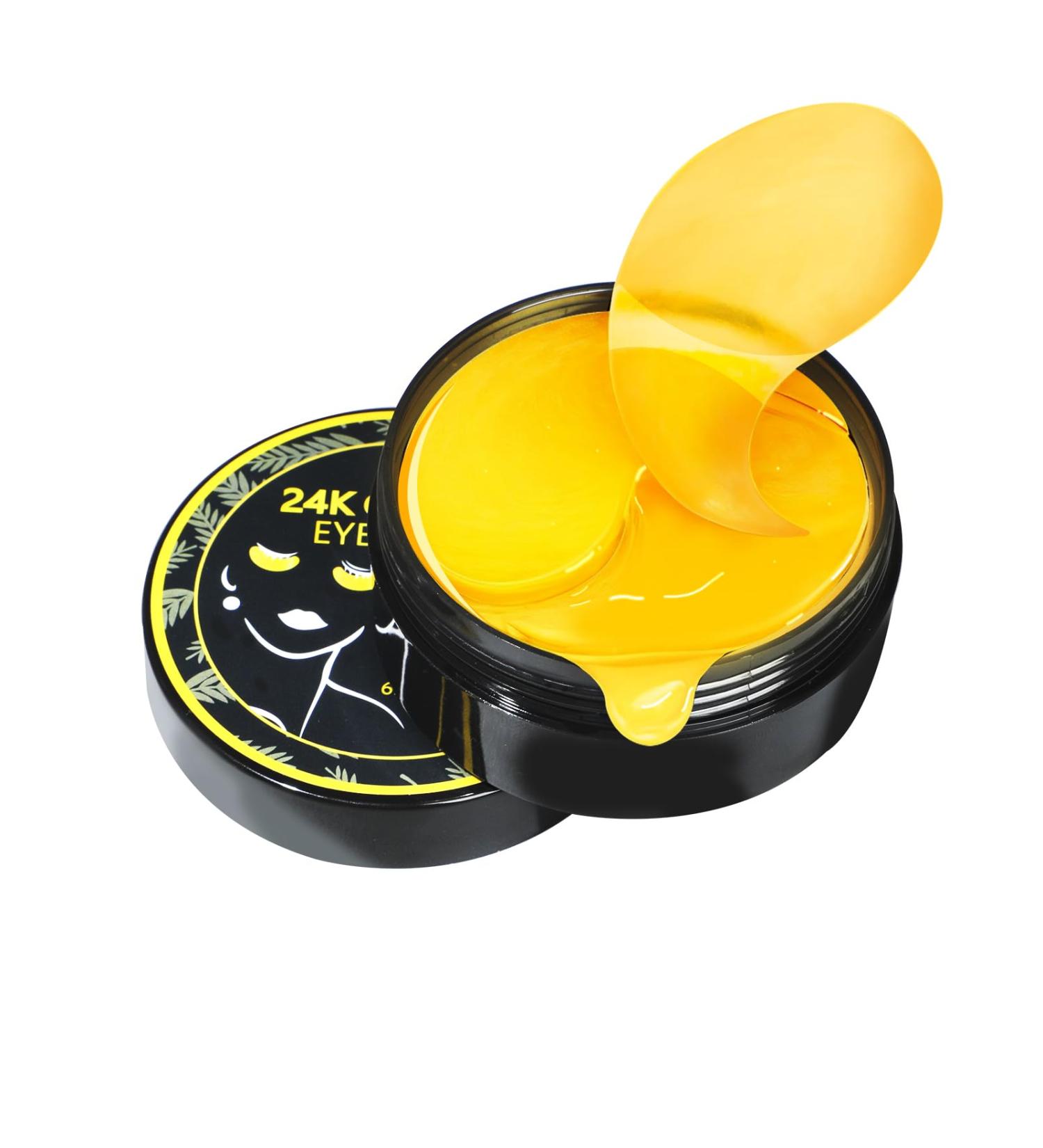 Golden Under Eye Patches | Dark Circles Solution Puffiness & Wrinkle Reduction - Shop Internationally - Buy Online on GoSupps.com