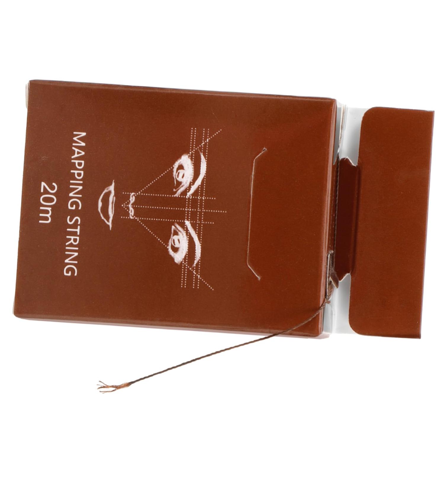 Hemoton Microblading Eyebrow Ink 1 Box String Ruler Ink Brow Mapping Supplies Eyebrow Drawing Aids Draw a Line Tool Brow Liner 6.10X4.60X1.80CM Light Brown - Buy Online on GoSupps.com