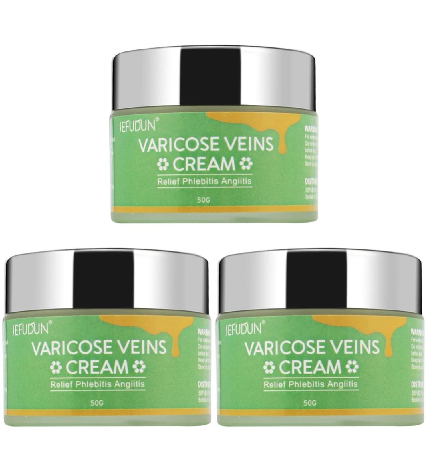 3 Boxes Healifty Varicose Veins Leg Cream - Fast Relief for Varicose Veins, Spider Veins, and Angiitis - Buy Online on GoSupps.com