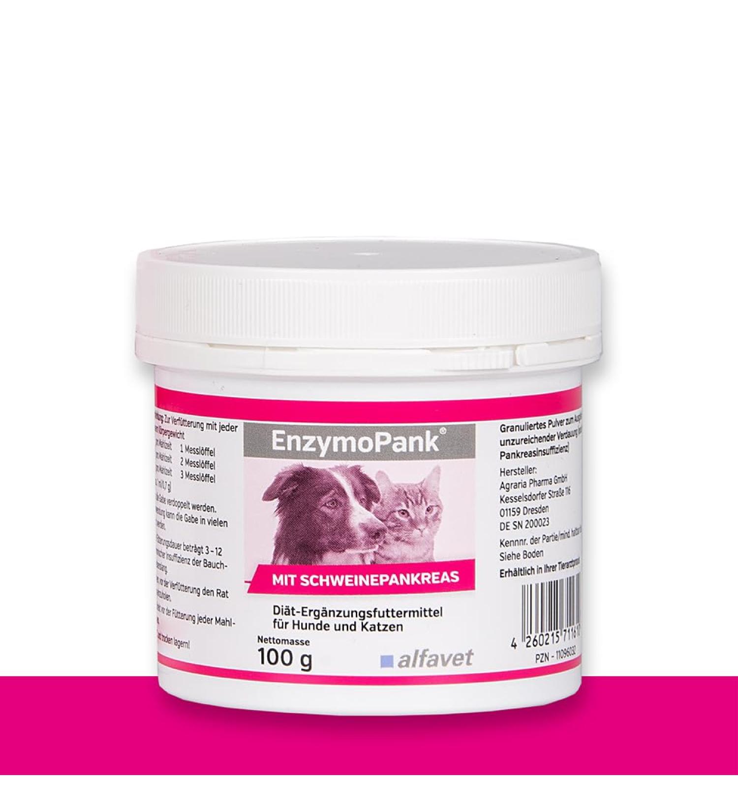 Alfavet Enzymeopank for Dog & Cat - Digestive Support Powder for Exocrine Pancreatic Insufficiency 100g | Dietary Supplement - Buy Online on GoSupps.com