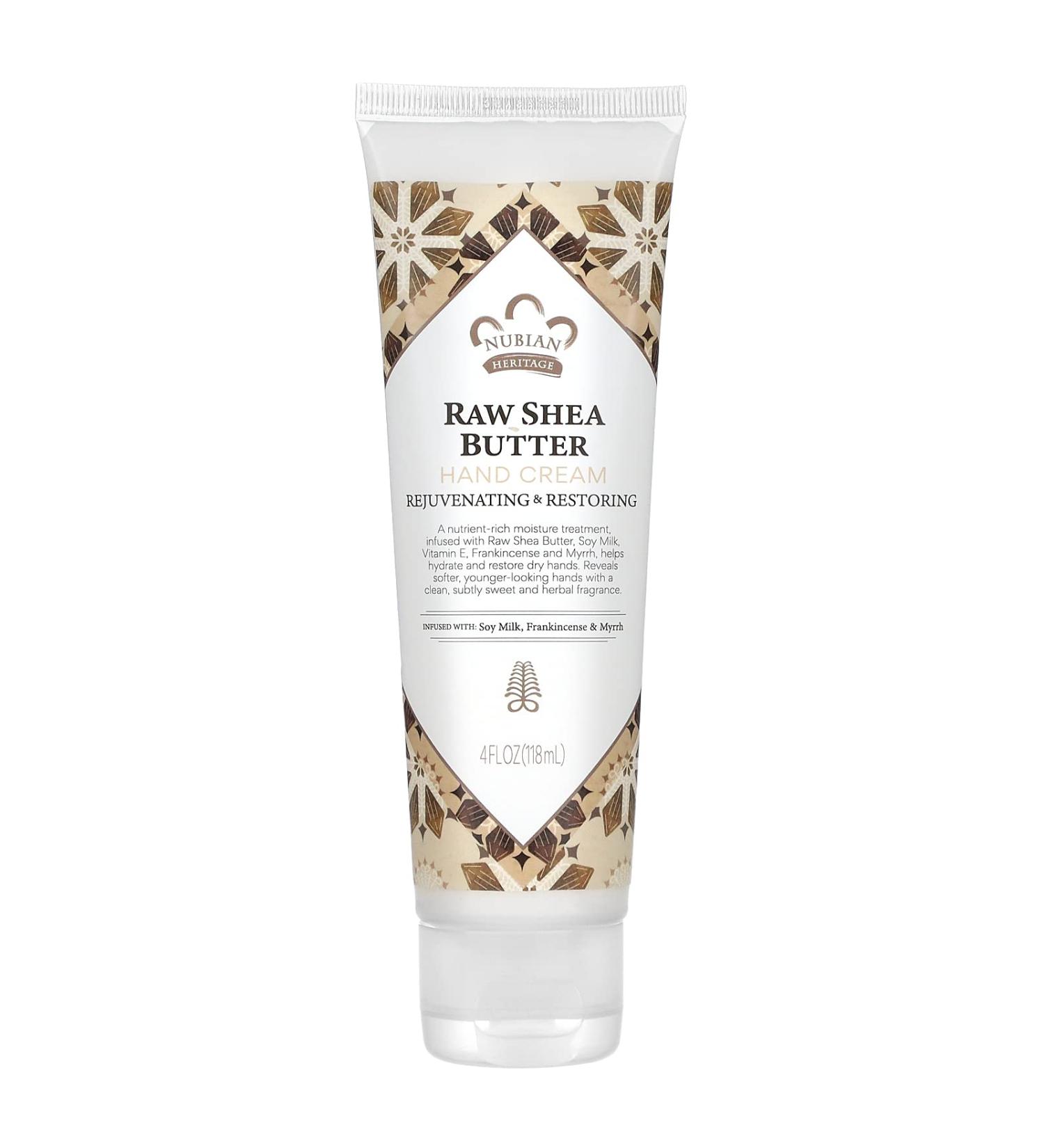 Nubian Heritage Hand Cream  Raw Shea Butter  4 fl oz (118 ml)