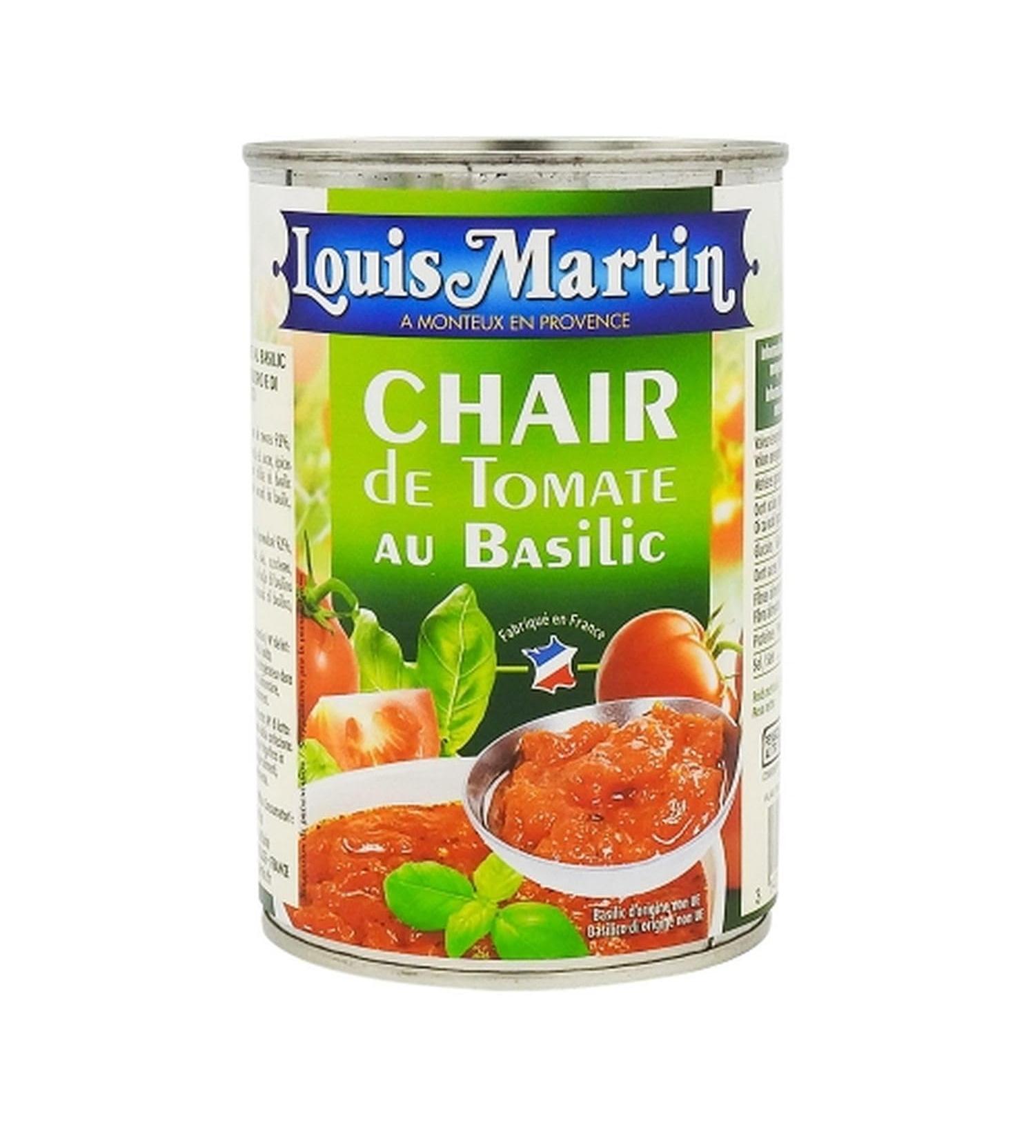 Louis Martin Tomato pulp with basil - Louis Martin - 400g can
