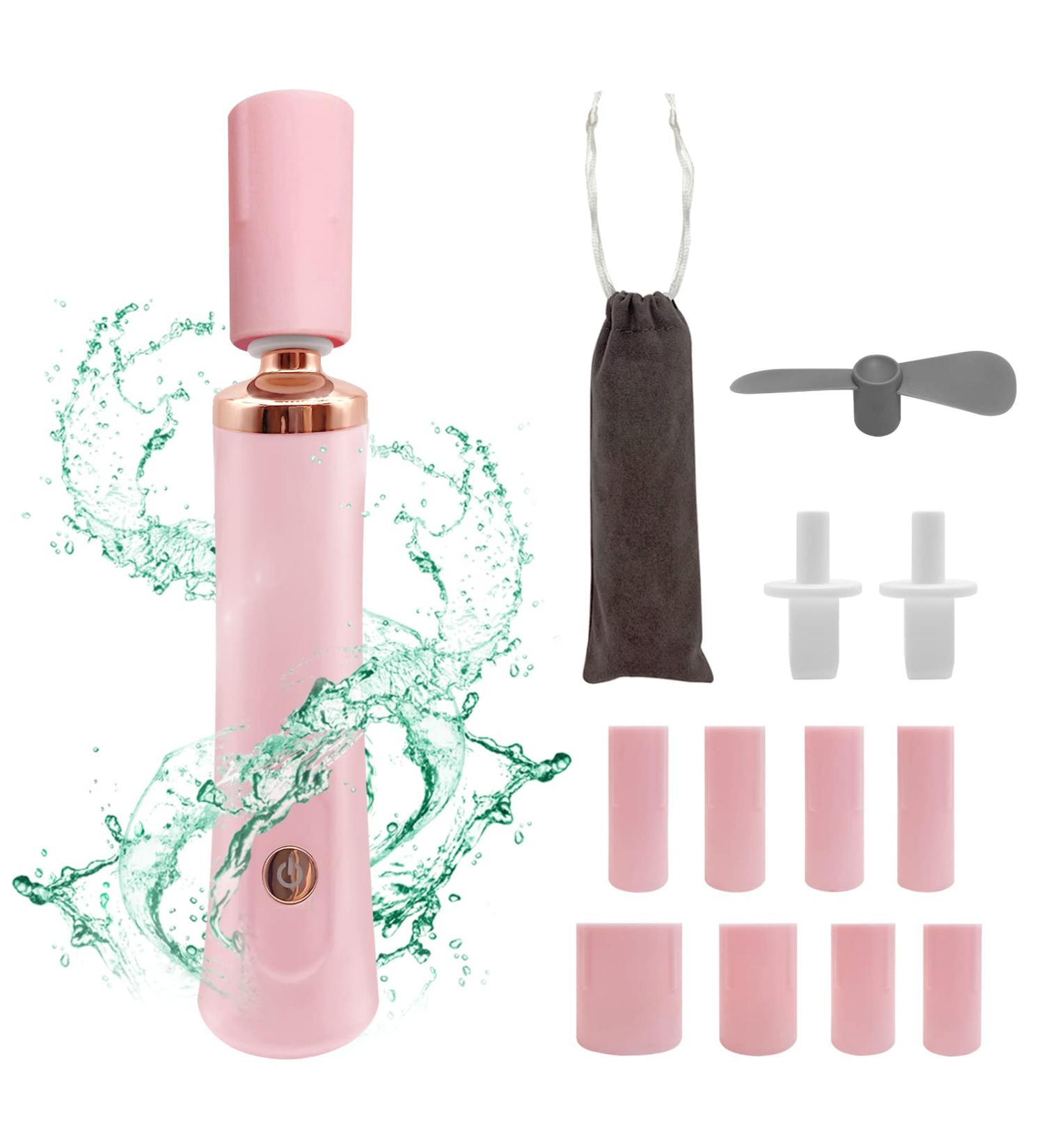 Buy Pink Electric Nail Lacquer Shaker | Handsfree Tool for Eyelash Extensions & Nail Polish | Time-Saving Glue Shaker - Buy Online on GoSupps.com