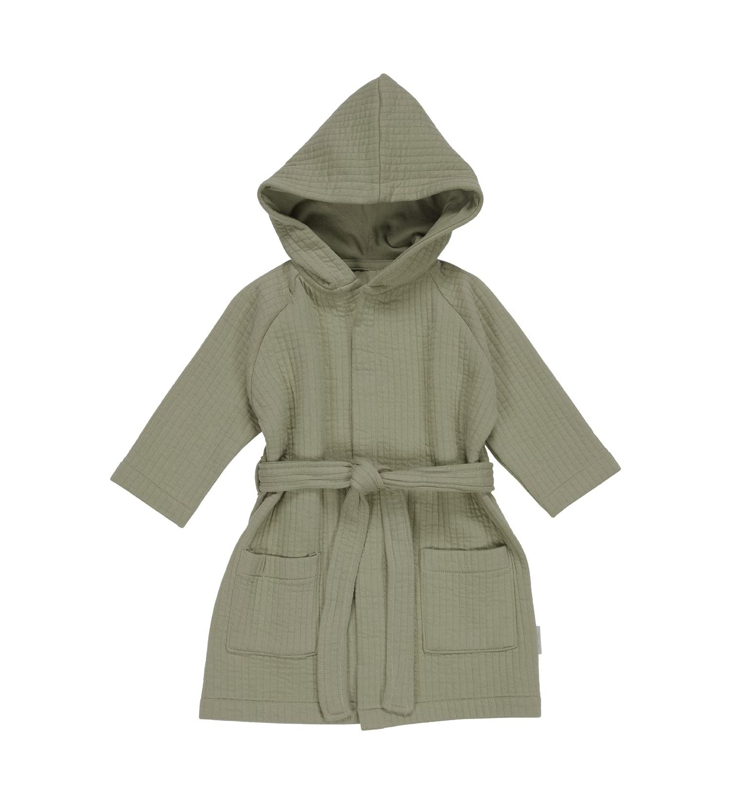 Little Dutch TE51211111 Bathrobe Pure olive (size 98/104)