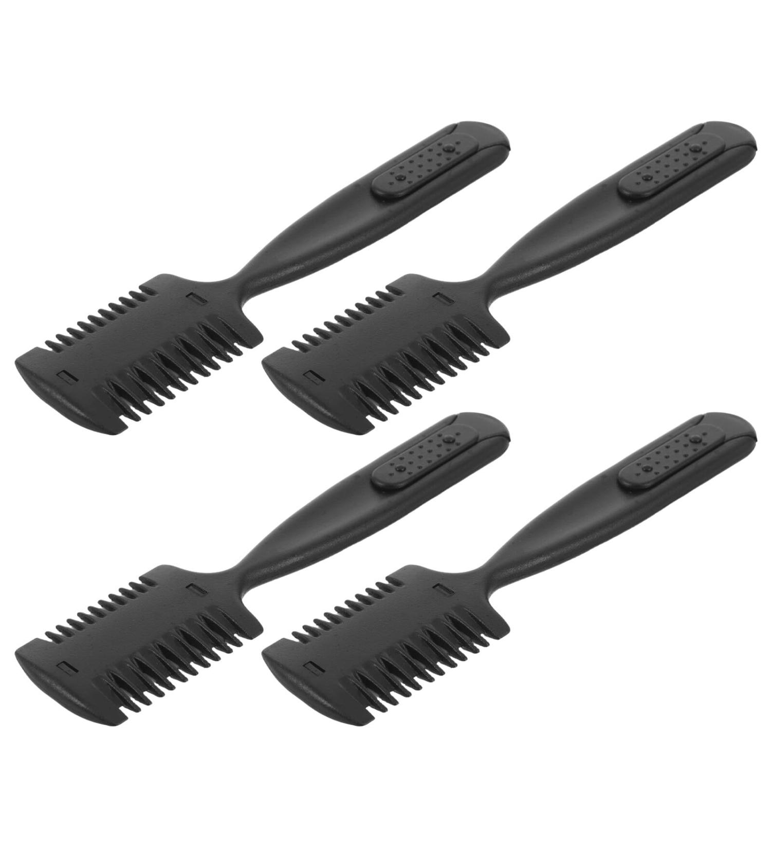 HAPINARY 4 Piece Set Multifunctional Hair Combs Shaving Combs Trimmer Combs Styling Combs Texturizing Hair Combs Thinning Combs Shaving Combs for Thick Hair Professional - Buy Online on GoSupps.com