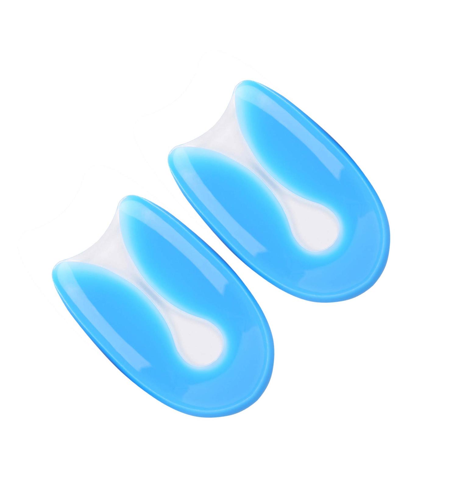 Silicone Gel Heel Cups - Plantar Fasciitis & Heel Pain Relief - Medium Size (Pack of 2) - Buy Online on GoSupps.com