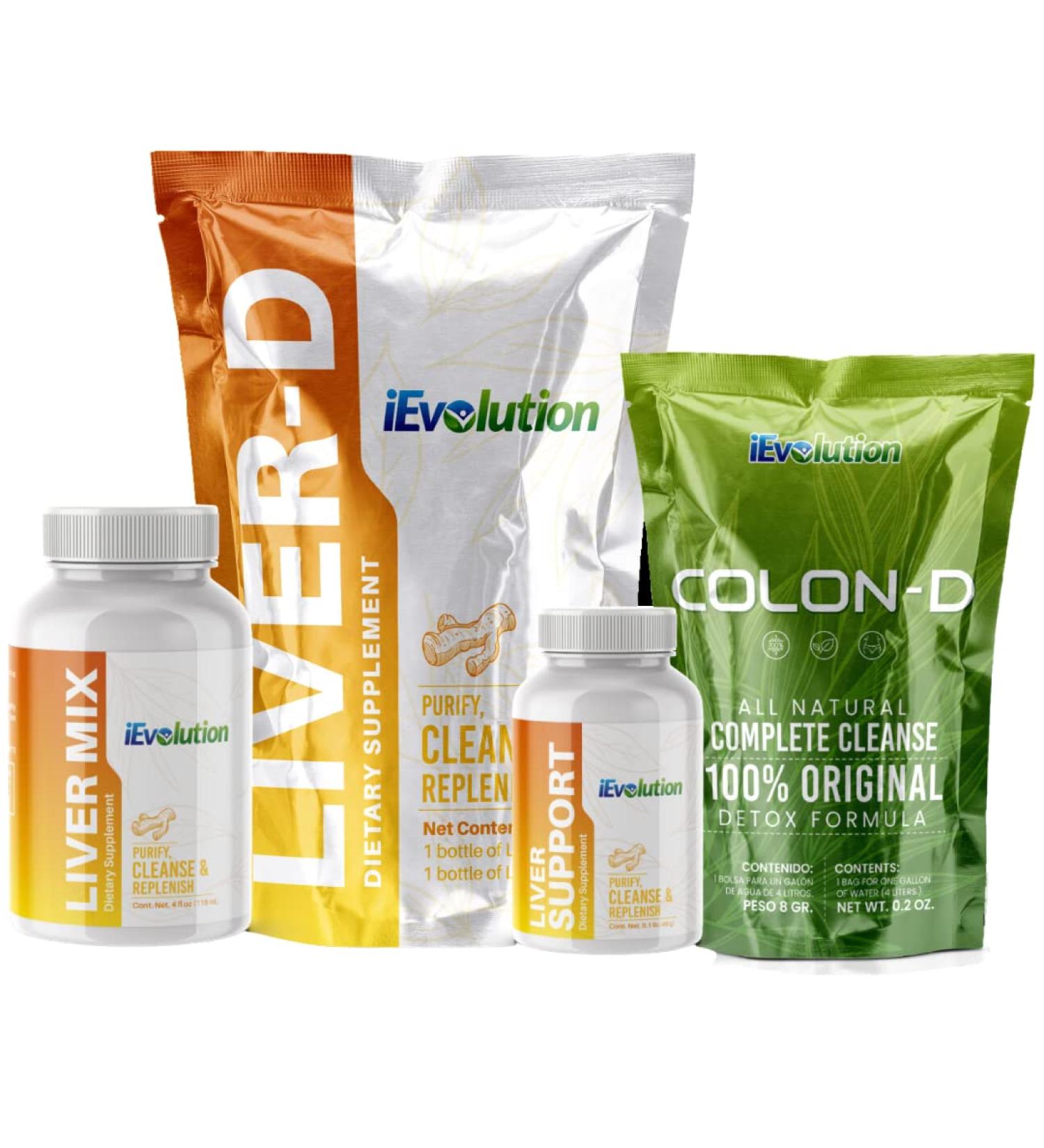 iEvolution 7-Day Challenge Detox Liver and Colon - Liver-D & Colon-D Cleanse - Buy Online on GoSupps.com