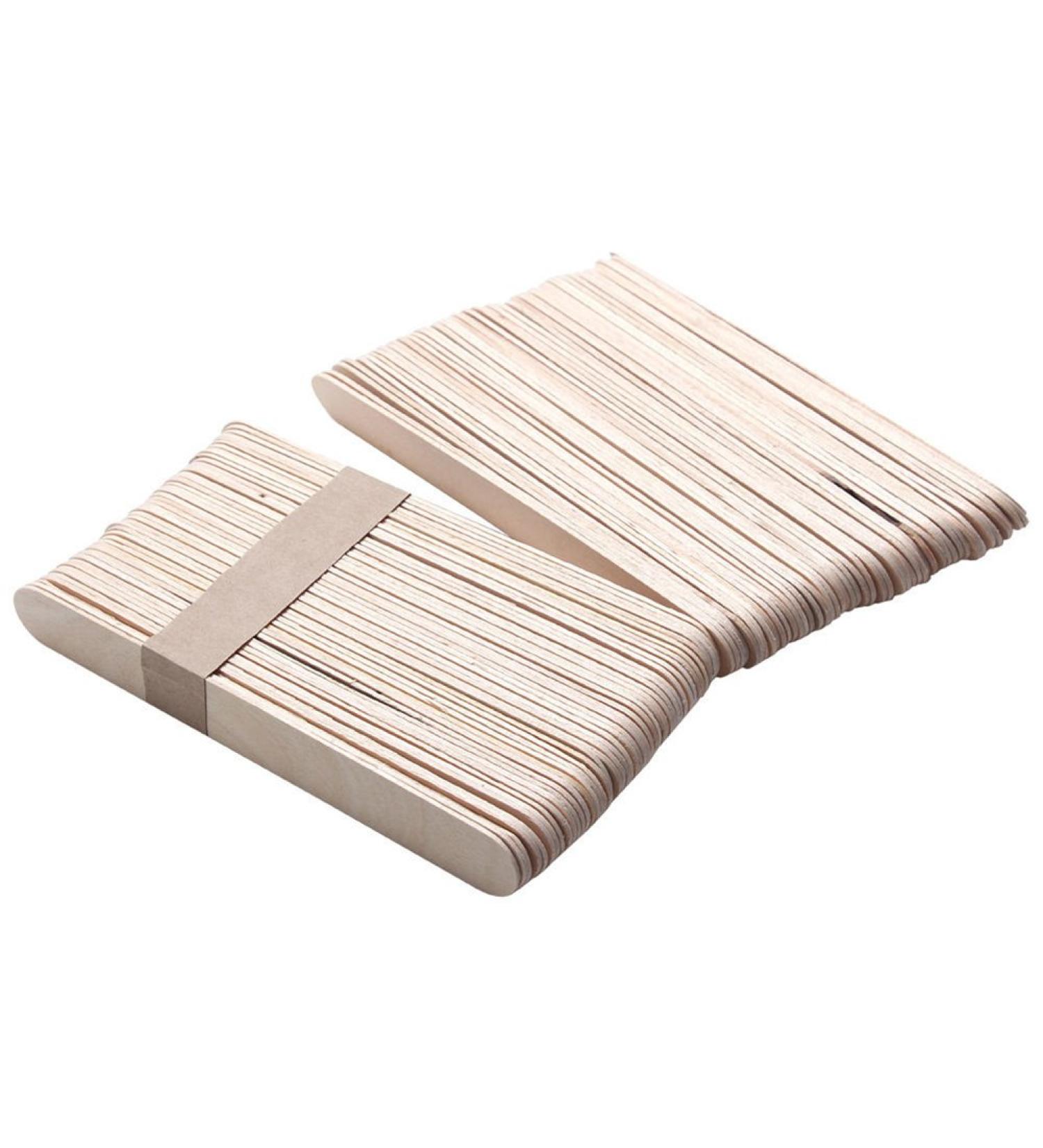 PAPABA 50Pcs Single-Use Waxing Applicator Sticks - Body Hair Remover Timber Sticks E 4XL | International Shipping - Buy Online on GoSupps.com