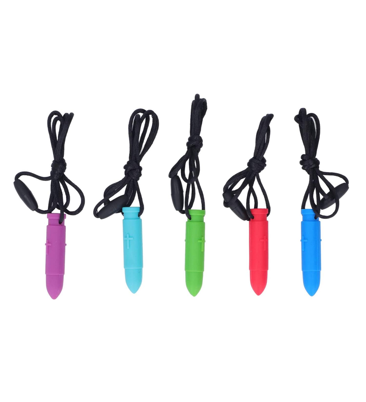 Teething Necklace - Portable Gum Relief Chew Sensor in Bright Colors for Infants | Ideal for Travel & Home - Buy Online on GoSupps.com