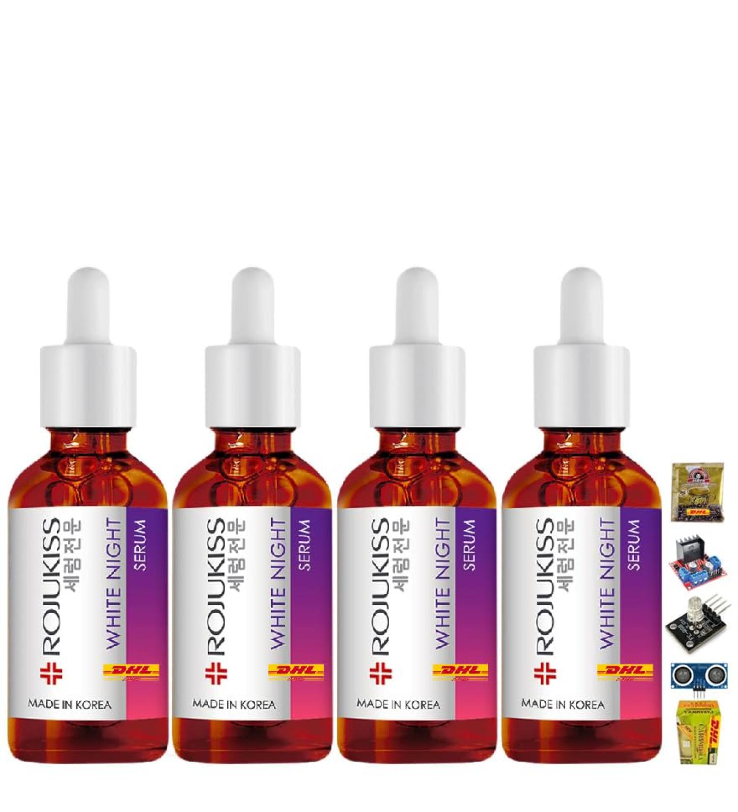 Rojukiss W Night Serum 30ml - Moisture Beauty Face Hyaluron for Deep Nourishment | Made in Korea | Free Beauty Gifts | Beautygoodshop - Buy Online on GoSupps.com
