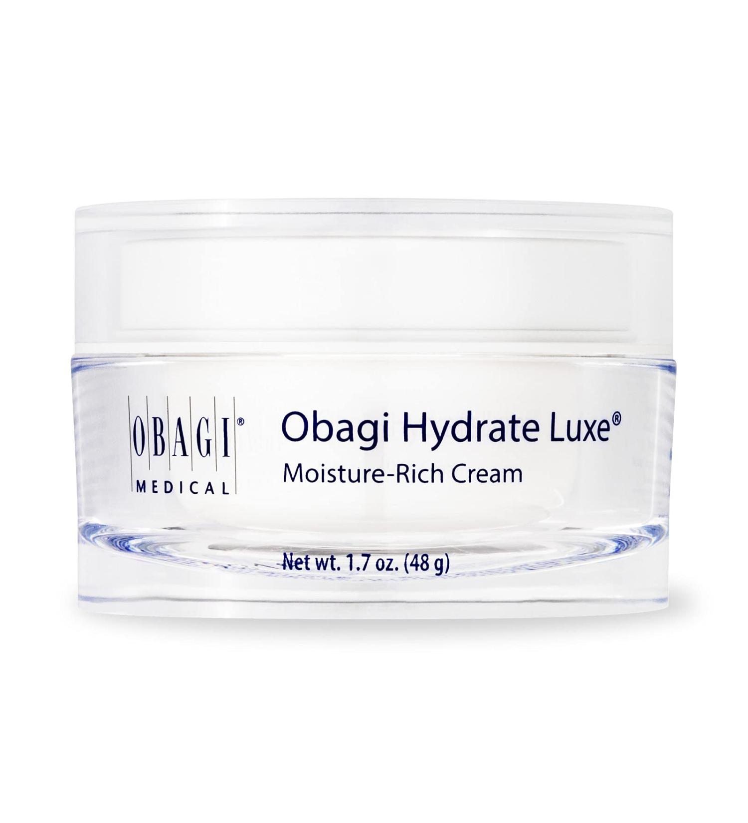 Obagi Hydrate Luxe Moisture-Rich Cream 1.7 oz - Hydrating Face Lotion with Shea Butter for Dry, Sensitive, and Aging Skin - Buy Online on GoSupps.com