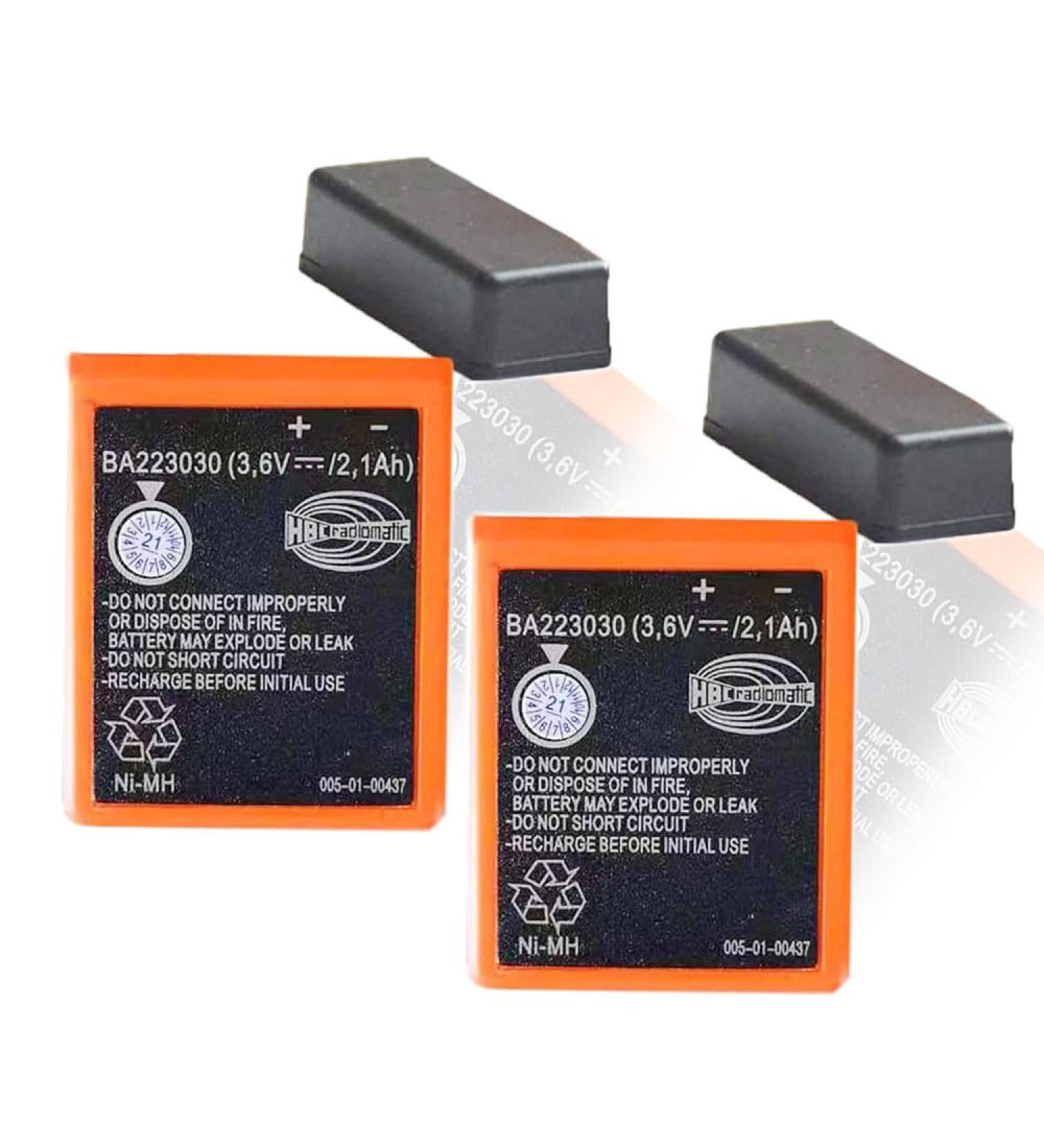 2 Pack BA223030 3.6V 2100mAh HBC Rechargeable Batteries for Crane Remote Control Long-lasting Power - Buy Online on GoSupps.com