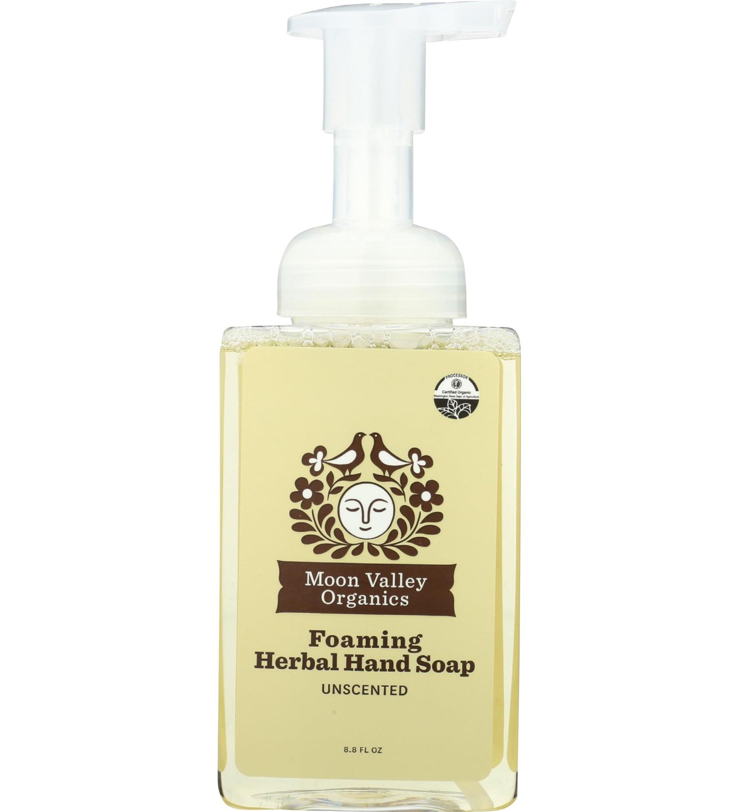 MOON VALLEY ORGANICS Soap Hand Liquid Unsc 8.8 FZ - Buy Online on GoSupps.com