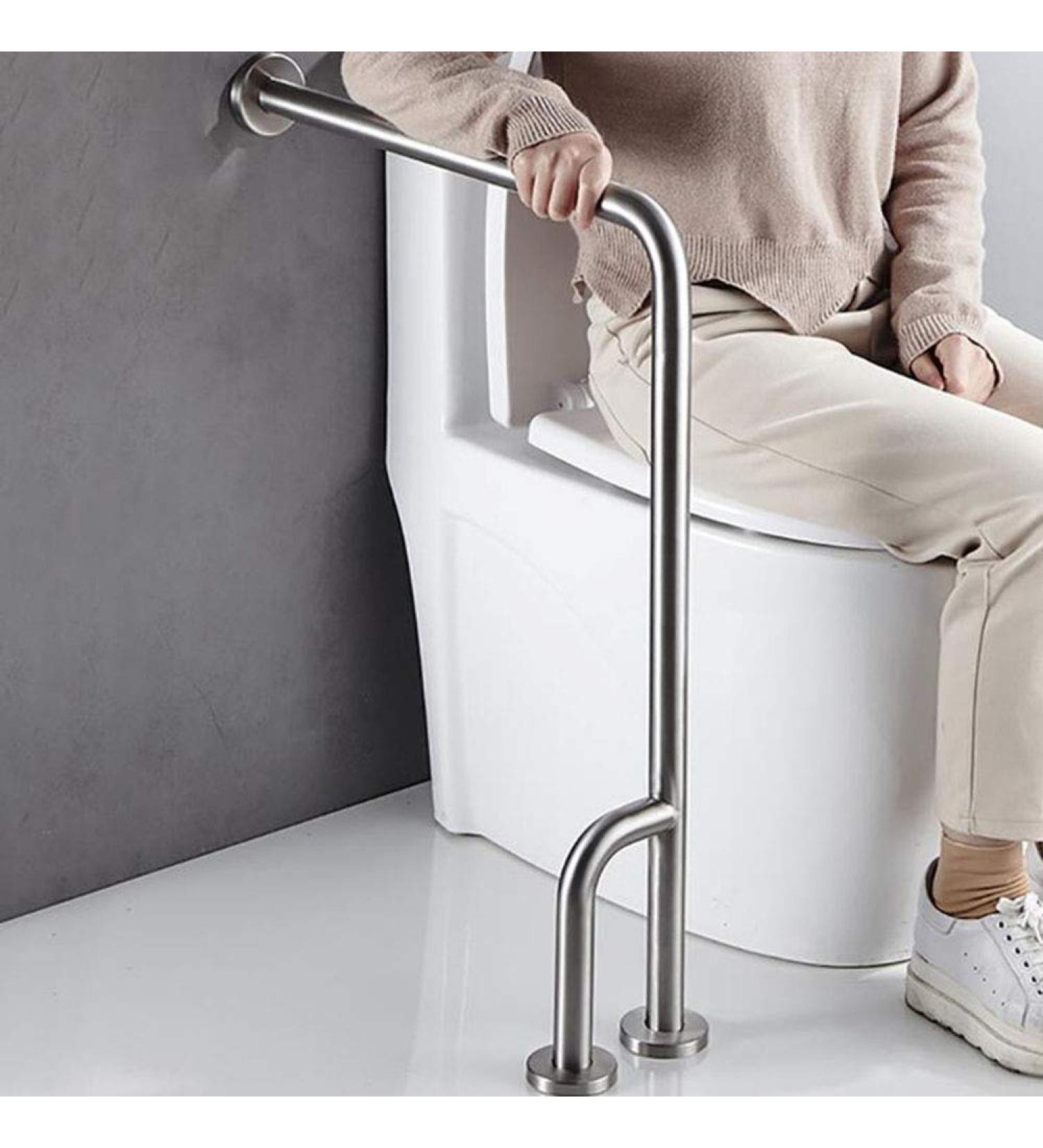 Grab Rails for Bathroom Grab Rails Bathroom Handrail Support Grab Bar Toilet Grab Bar Safety Handicap Bathroom Seat Support Handicap Rails Grab Bars Skid Resistance Toilet Bathro - Buy Online on GoSupps.com
