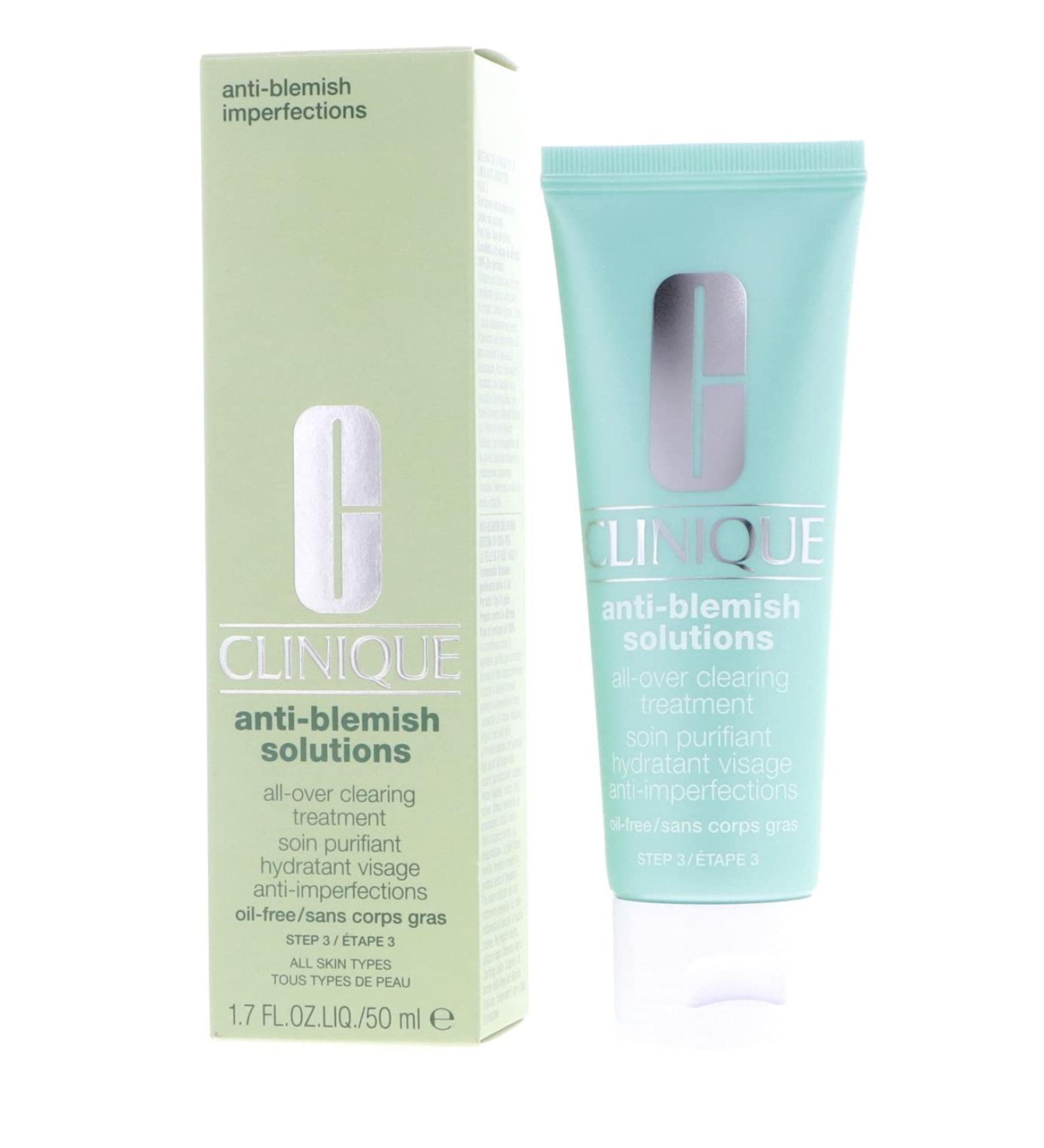 Clinique Acne Solutions Clearing Facial Treatment 1.7 oz - Oil-Free for All-Over Clear Skin - Buy Online on GoSupps.com