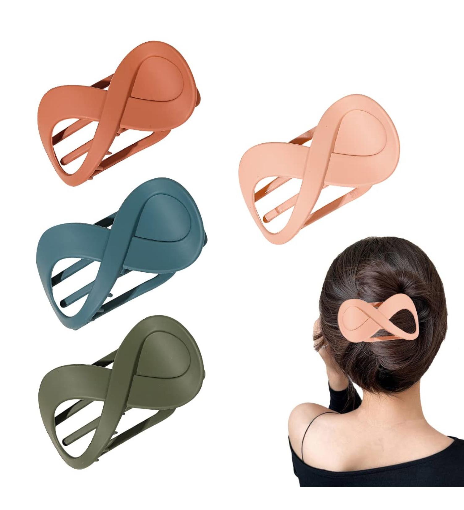 French Hair Clips Large Women Hair Clips Set Non Slip Matte Hair Clips for Thick Hair and Thin Elegant Hair Accessories - Buy Online on GoSupps.com