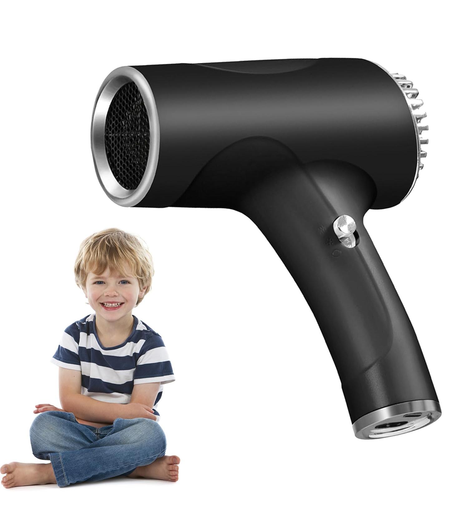 Portable Cordless Hair Dryer High Speed and Low Noise Family Travel Hair Dryers Easy to Cold Hot 2 Gears Adjustable Free Standing Hairdryer for Salon Home Travel Black - Buy Online on GoSupps.com