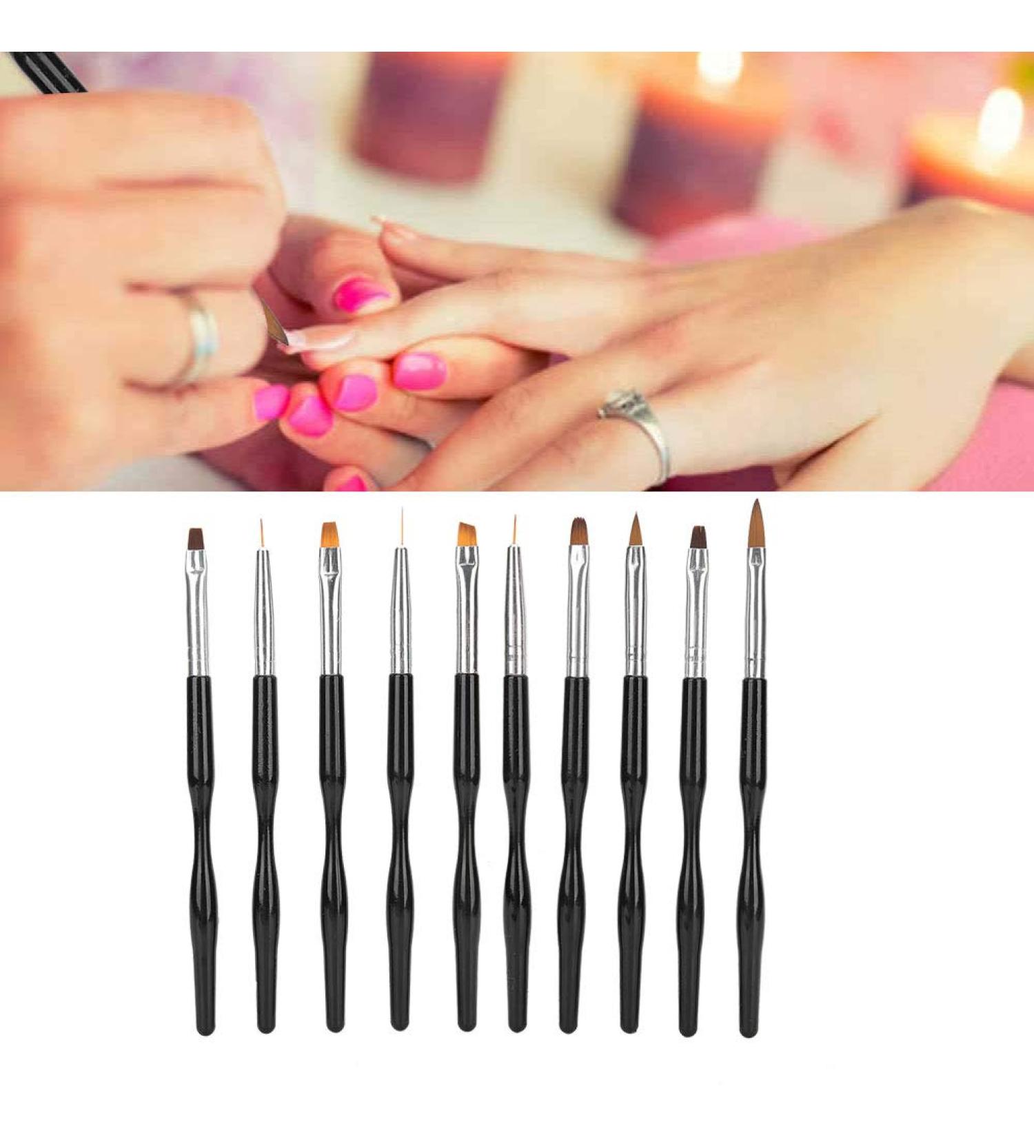 Nail Art Painting Pen Carving Pen And Nail Polish Lovers Painting Line Drawing Nail Polish Tool Nail Art Pen Portable Professional Gel Nail Art Painting - Buy Online on GoSupps.com