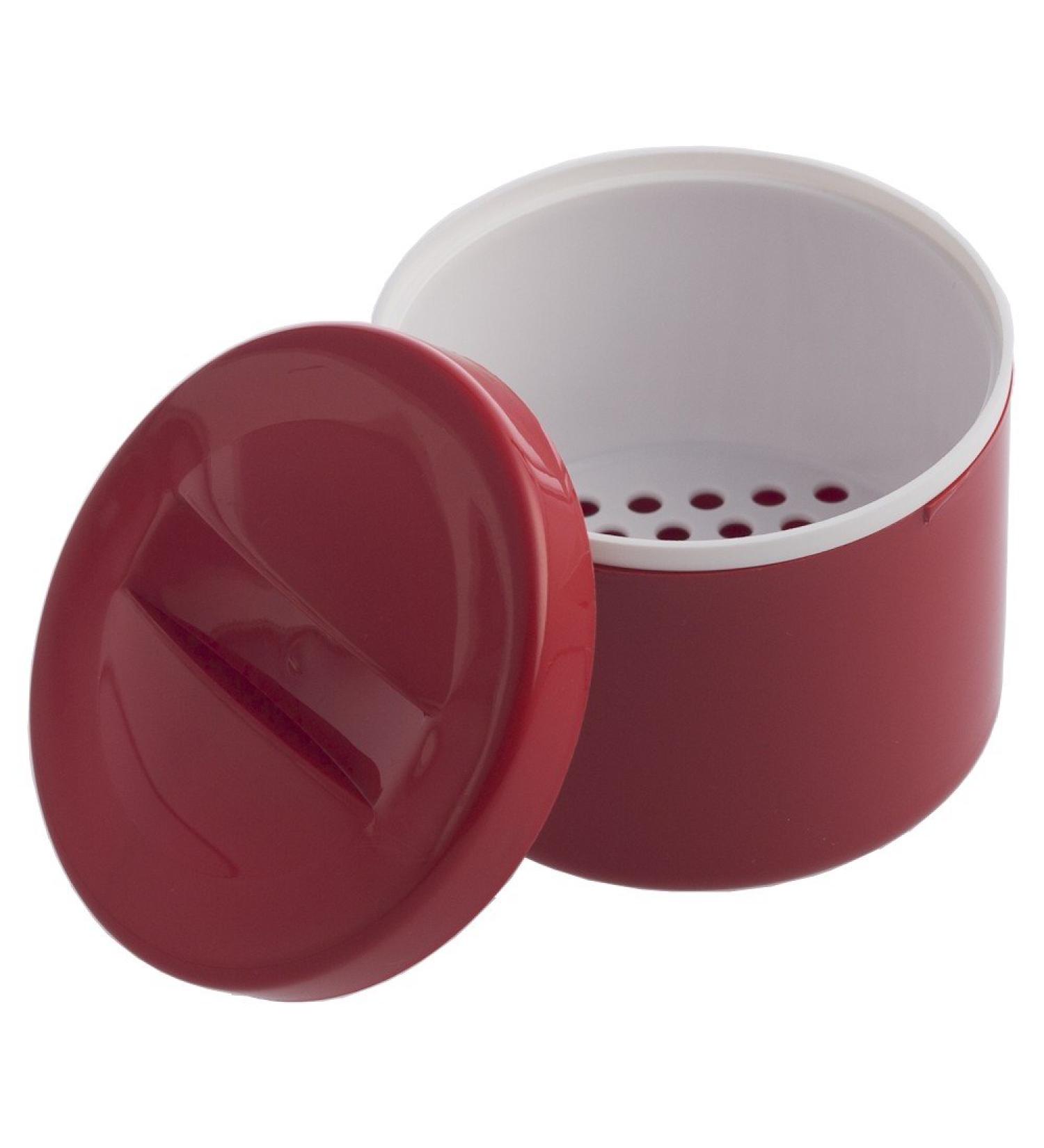 Dr. Junghans Medical 29046 denture container red