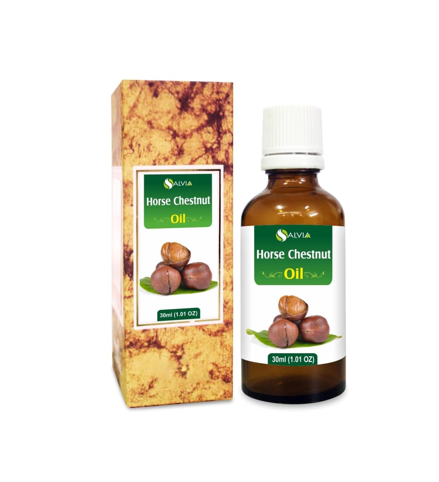 Horse Chestnut Oil Pure and Natural Oil | Firm Skin Skin Hydration Skin Toning Cosmetic Grade Hair Care and DIY Purpose - 30 ML Horse Chest Nut Oil 30 ml (Pack of 1) - Buy Online on GoSupps.com