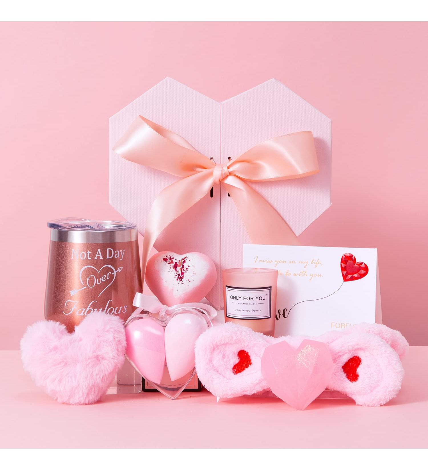 Mother's Day LOVE Gift Basket for Mom, Wife, Grandma - Unique Birthday & Thank You Gifts from Daughter/Son - Female Gift Ideas for Women - Buy Online on GoSupps.com