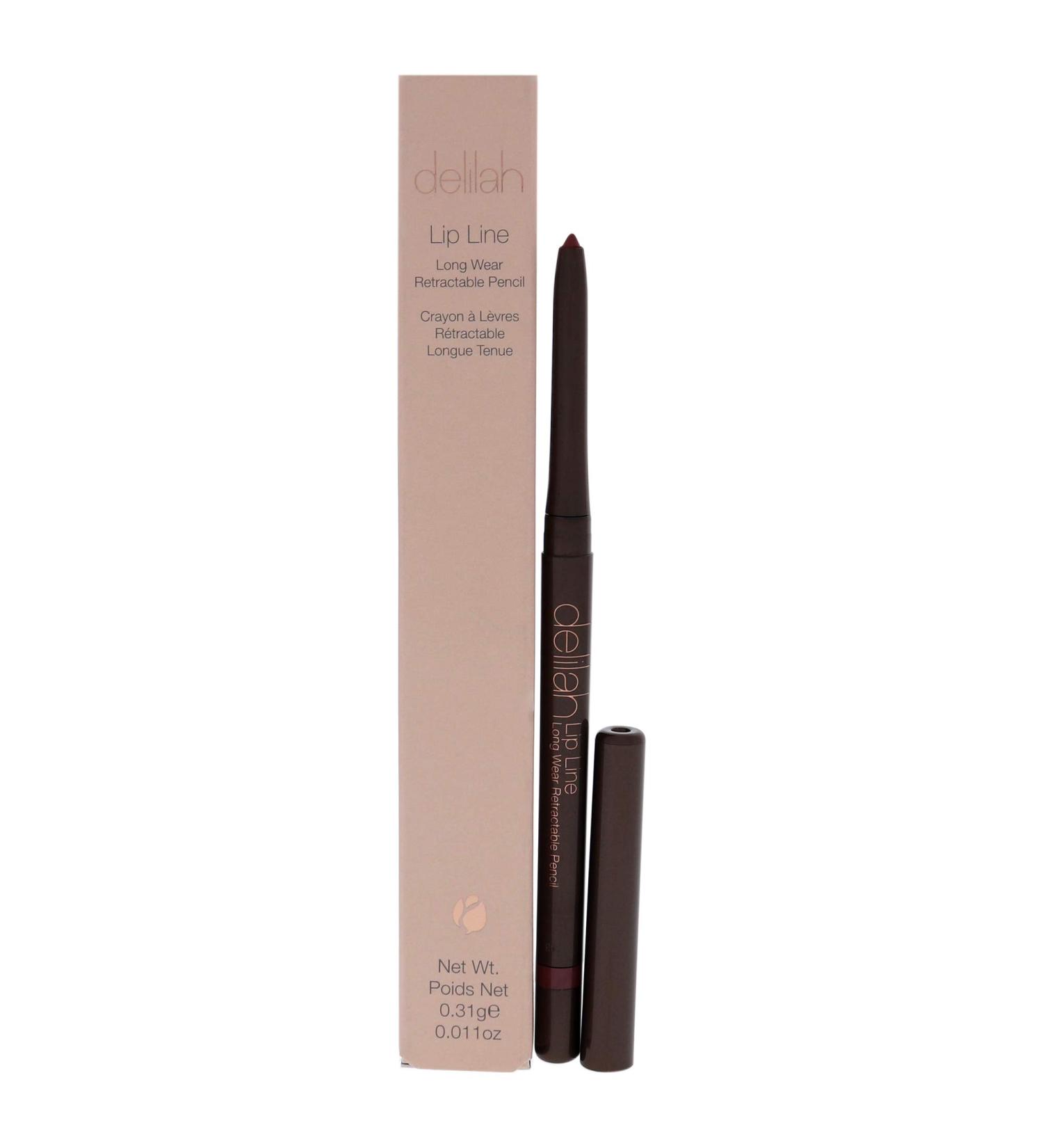 Delilah Lip Line Long Wear Retractable Pencil - Pout - Natural Lip Colour - Smudgeproof, Soft, Creamy, Waterproof Lip Liner - Vegan & Cruelty-Free - 0.31g / 0.011 Oz - Buy Online on GoSupps.com