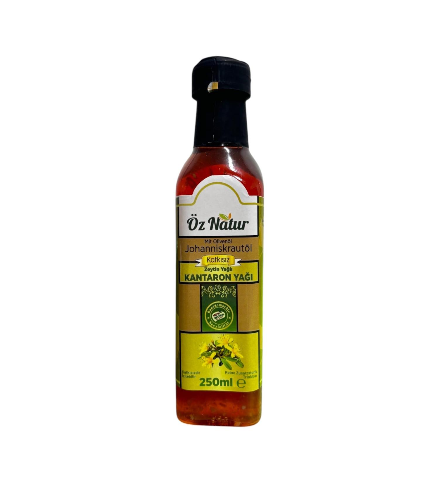z Natur z Natur St. John's Wort Oil 250 ml - Red oil made using traditional methods - Cold-pressed and pure - Ideal for