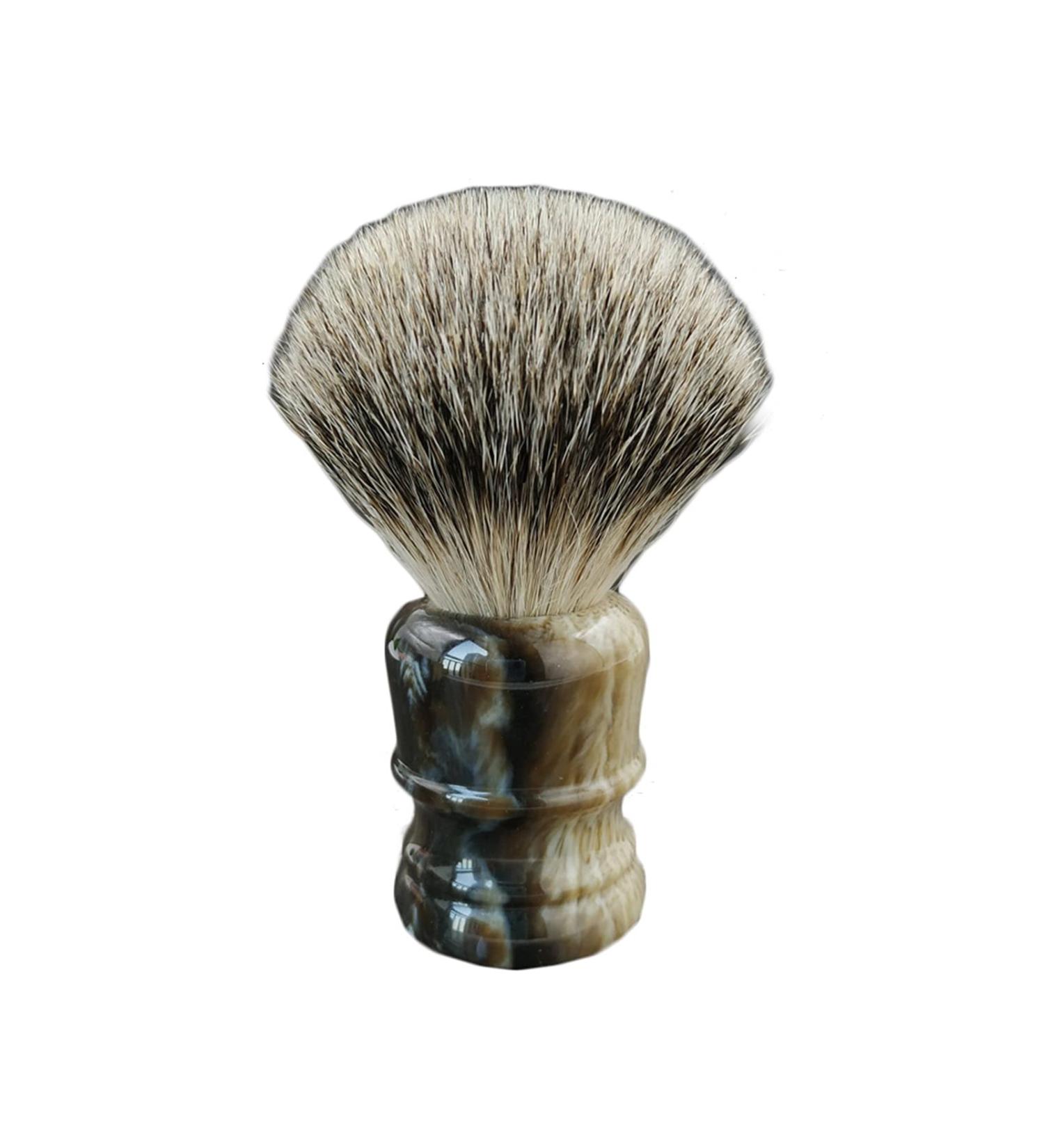 AnSafe Handmade Pure Badger Hair Shaving Brush - Durable Resin Handle for Wet Shaving | International Shipping Available - Buy Online on GoSupps.com