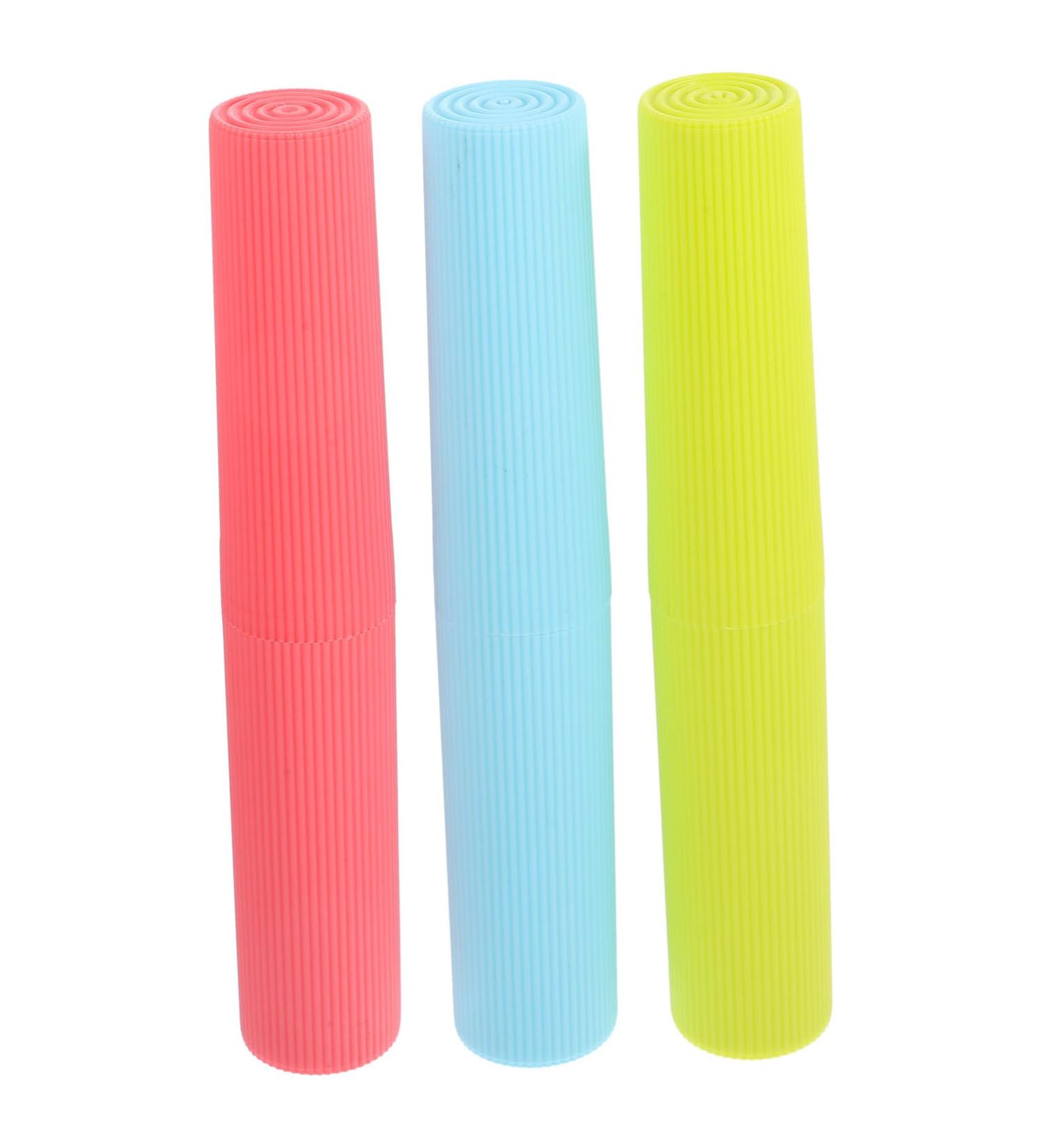 Solustre Portable Toothpaste & Utensil Carrier - Travel Storage Box for Toothbrushes & Cutlery - Ideal Travel Companion - Buy Online on GoSupps.com