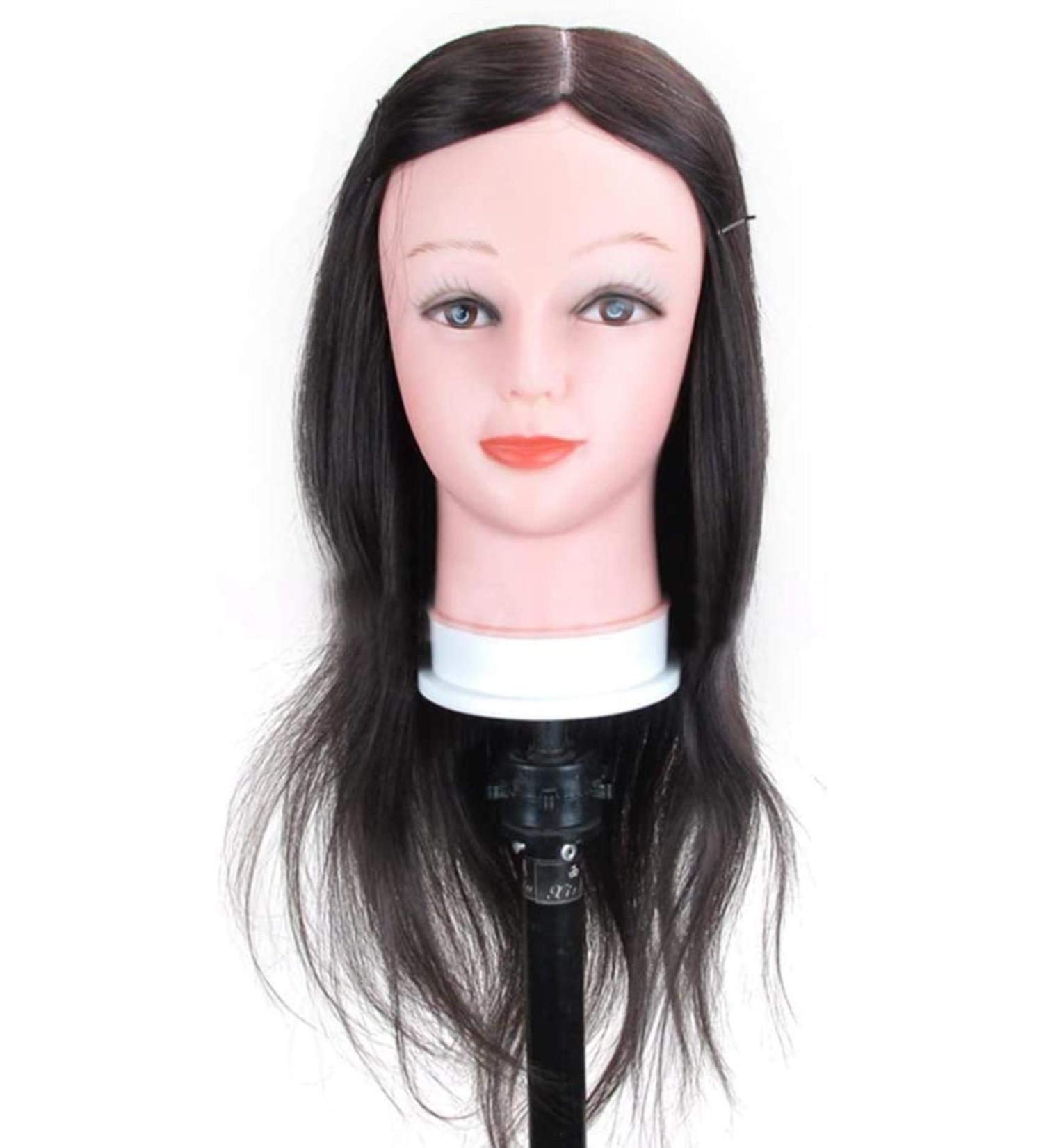 ZHJING Fashion Makeup Training Head | Realistic Dummy Model for Hair Practice | Ideal for Hair Salon & Makeup Learning - Buy Online on GoSupps.com