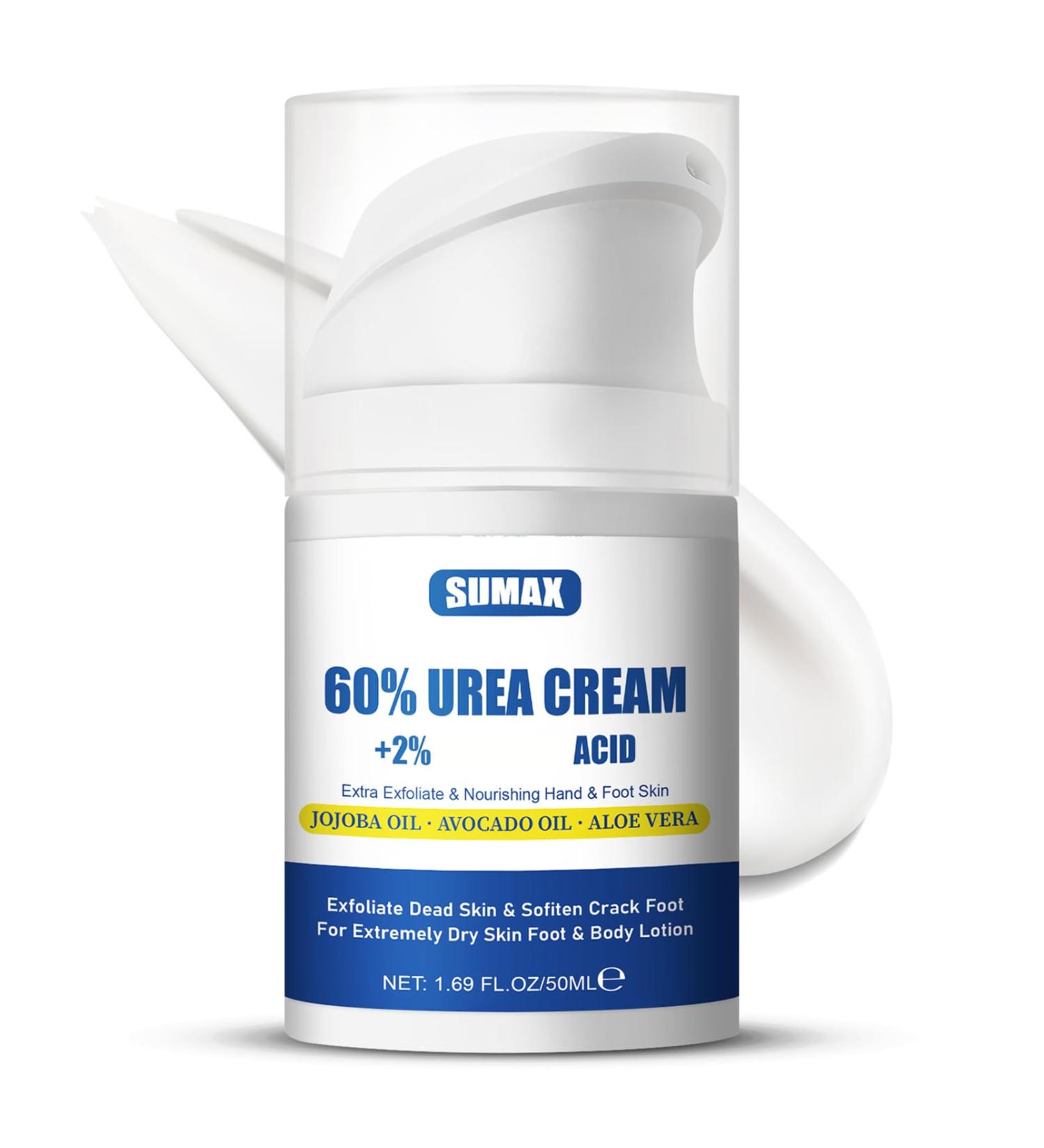Urea Foot Cream 60% Urea Cream Cracked Heel Repair Cream Foot Cream for Cracked Heels and Dry Skin Callus Remover for Dry and Hard Skin Heel Balm for Hand Foot Body - Buy Online on GoSupps.com