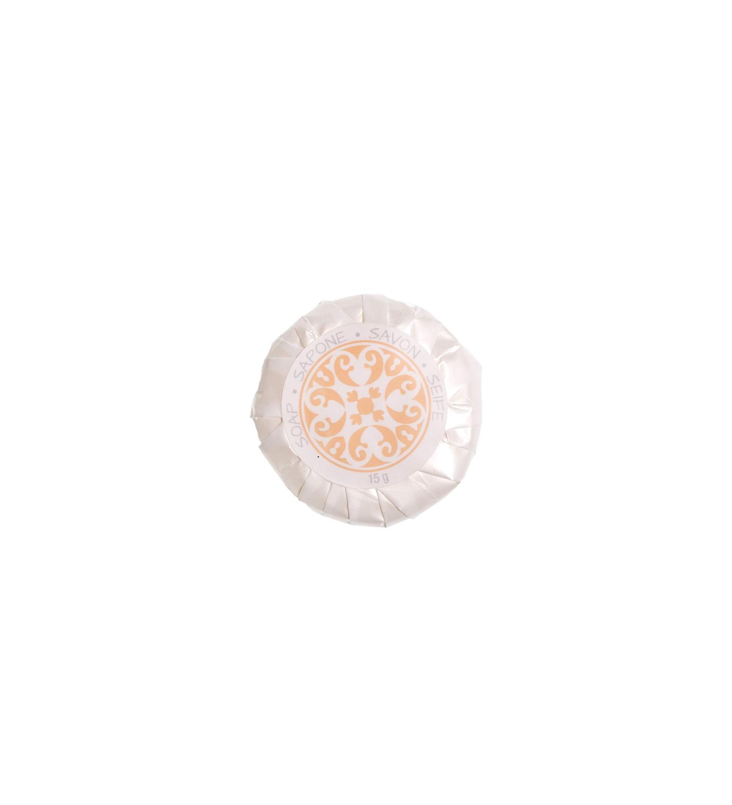  LEONE SRL Pack of 100 Disposable Hotel Soaps 15g Round Courtesy Line for Hotel and B&B Mini Soap Body - Buy Online on GoSupps.com