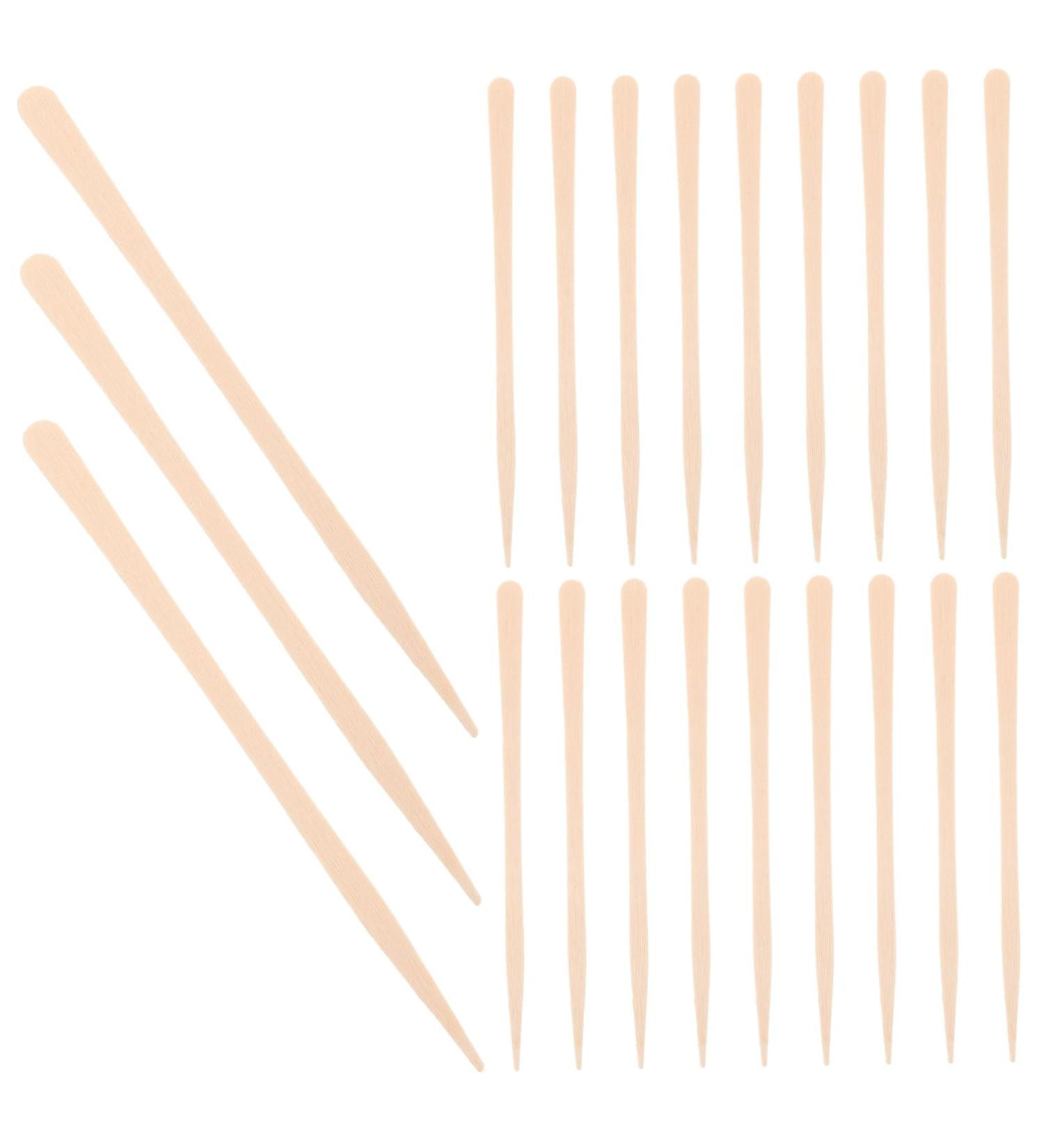 Hapinary Wax Bar - 100 Wax Pencils for Hair Removal | Wooden Applicators for Nose & Body Hair Cutting | Best Waxing Sticks Online - Buy Online on GoSupps.com
