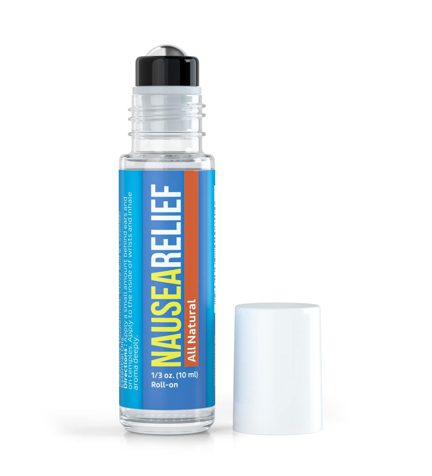 Migrastil Nausea Ease Roll-On (10ml) - Fast Relief for Motion Sickness Migraines & More - Vegan & Cruelty-Free Made in USA - Buy Online on GoSupps.com