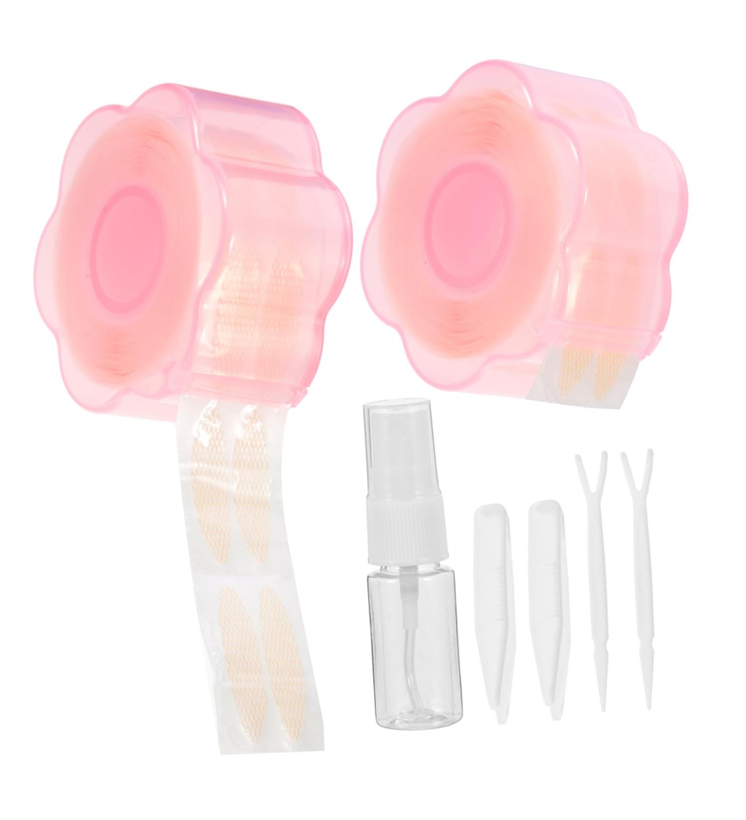 POPETPOP 1 Set Lace Double Eyelid Sticker Eyelid Lifter Strips Adhesive Eyelid Strip Girl Eye Beauty Tapes for Makeup Eyelid Shaping Tapes Invisible Eyelid Tapes Reel Cosmetic 5.3x5.3cm As Shown - Buy Online on GoSupps.com