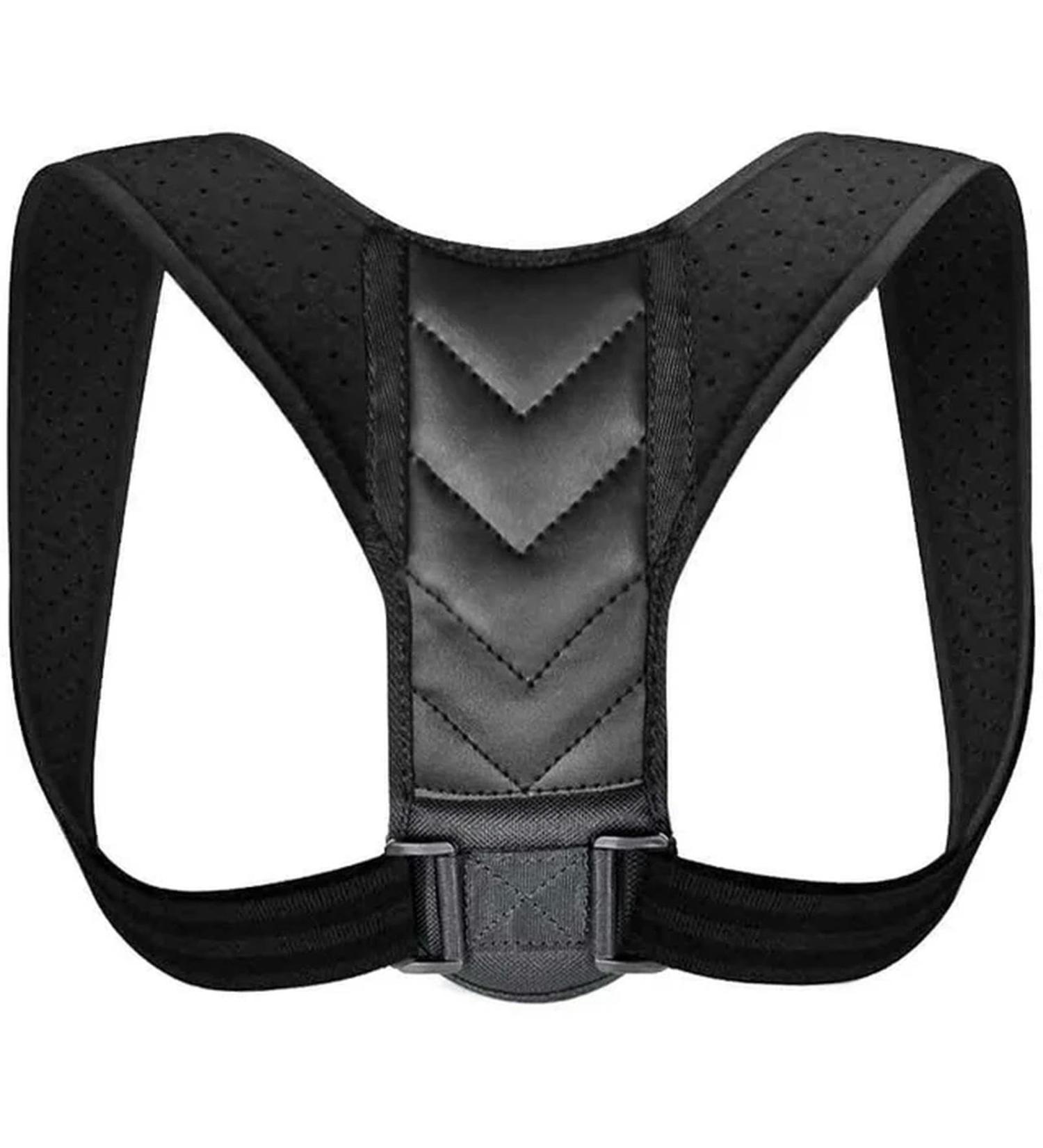 Back Posture Corrector Brace Support Belt Clavicle Spine Back Shoulder Lumbar Posture Correction Shoulder Back Blet black XL - Buy Online on GoSupps.com