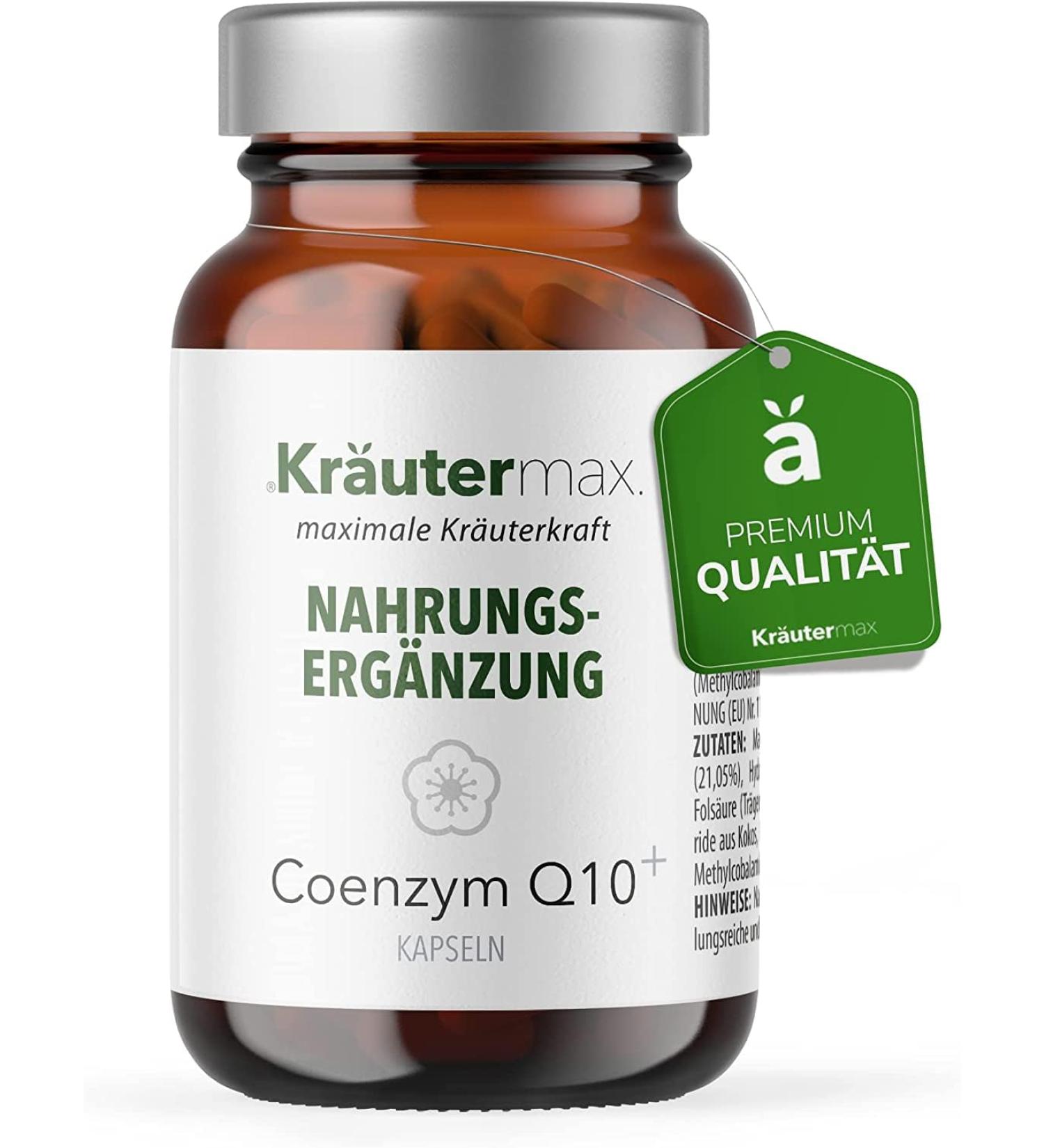 Buy Herbmax Coenzyme Q10 - High Dose 100mg Capsules | Ubiquinol with Magnesium & Vitamin B Complex | Vegan - 3x60 Pieces for Optimal Health - Buy Online on GoSupps.com