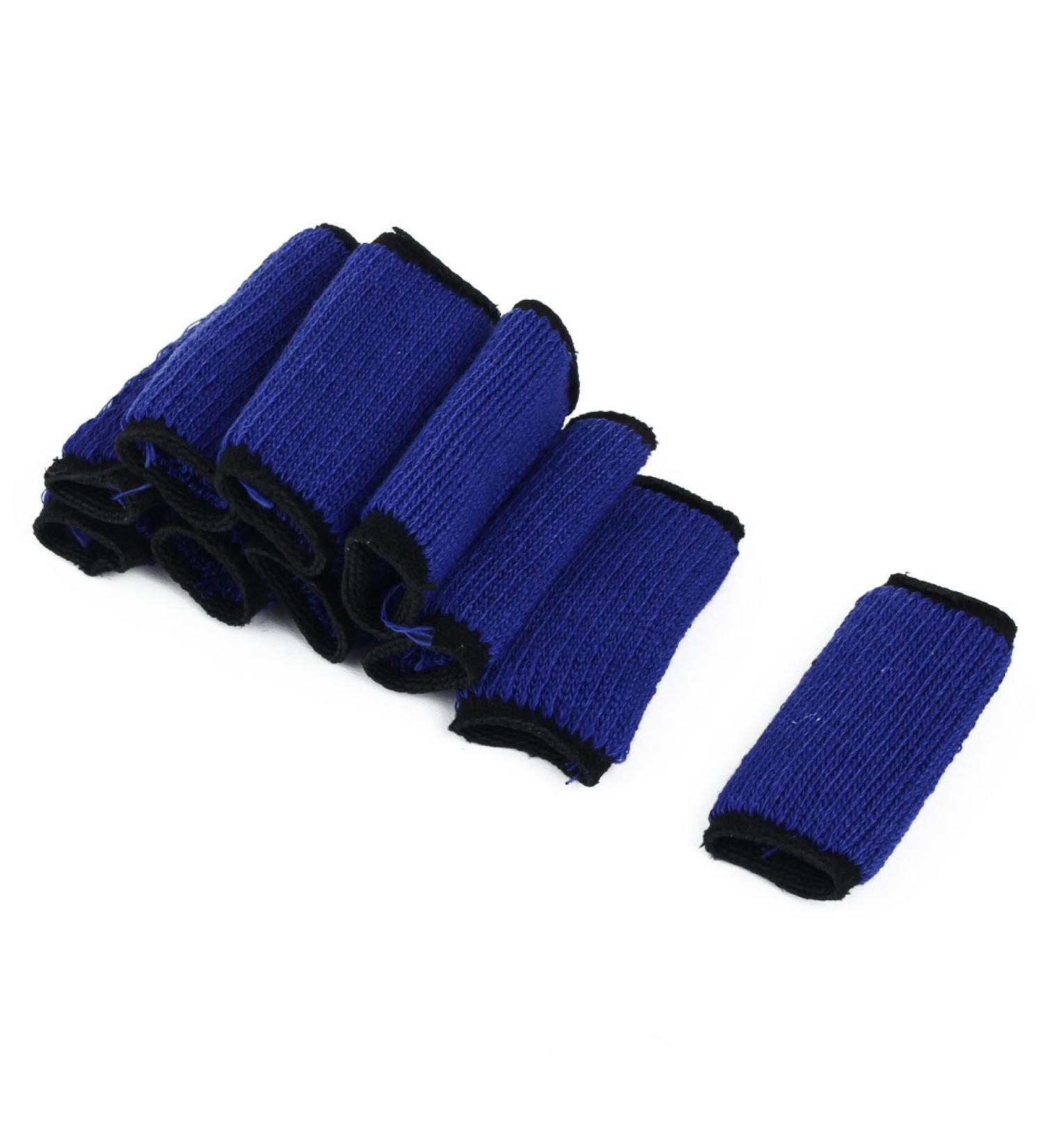 Buy uxcell Volleyball Basketball Elastic Finger Sleeve Guard Protector - 10pcs Dark Blue - International Shipping Available - Buy Online on GoSupps.com