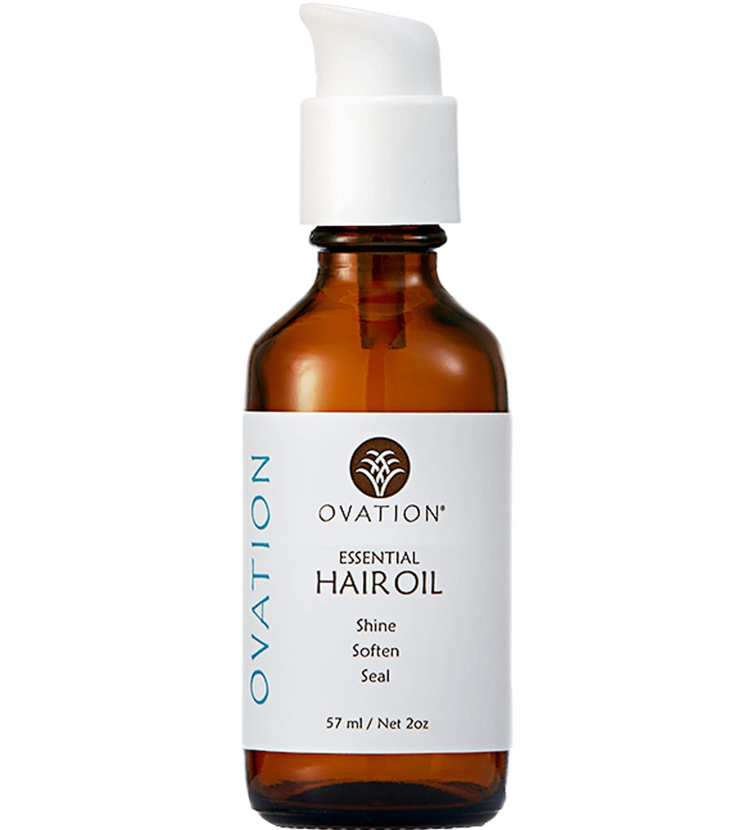Ovation Hair Essential Oil - Frizz Control for All Hair Types 2 oz - Nourishing & Shine Boosting with Vitamin E Omega Fatty Acids - No Silicones Sulfates Parabens - Shop Internationally - Buy Online on GoSupps.com