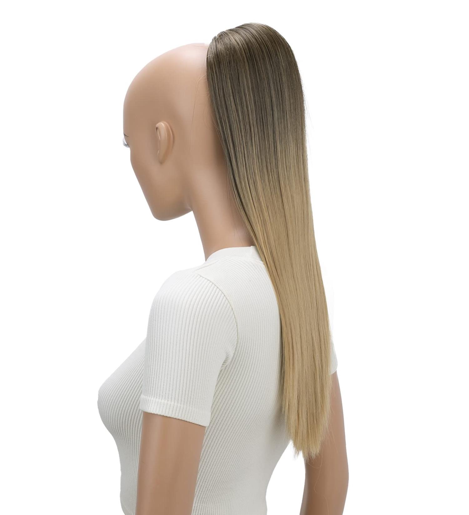 CAISHA 22 Heat-Resistant Synthetic Fiber Straight Brown Blond Mix Ponytail Extension PH526 - Buy Online on GoSupps.com