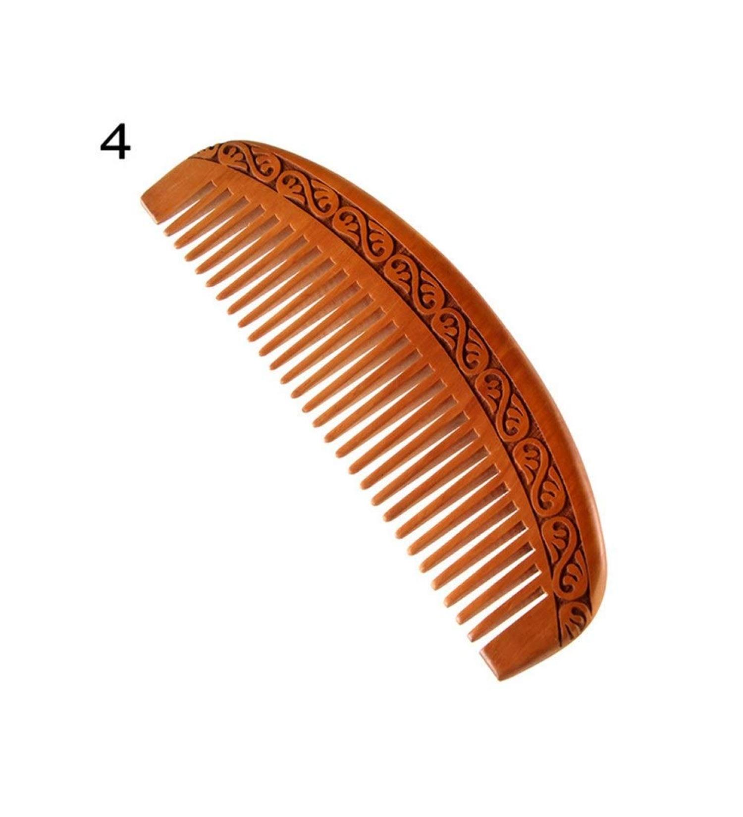 Comb Natural Comb Entangled Beard Comb Hairdressing Massage Comb Hair Care Travel Tool wooden comb (Color : 4) - Buy Online on GoSupps.com