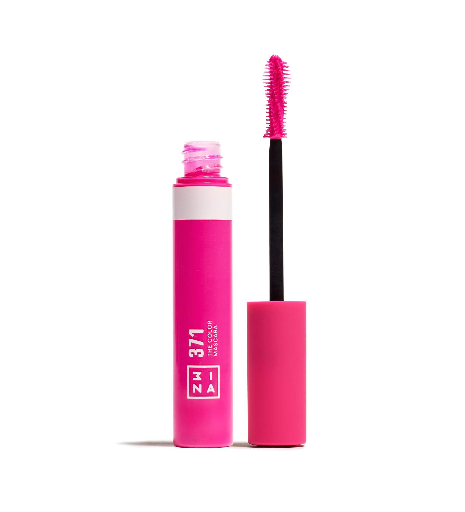 3INA MAKEUP - The Color Mascara 371 - Pink - Pink Mascara with Vegetable Keratin - Colored Mascara for Eyelashes - Volume and Length - Buy Online on GoSupps.com