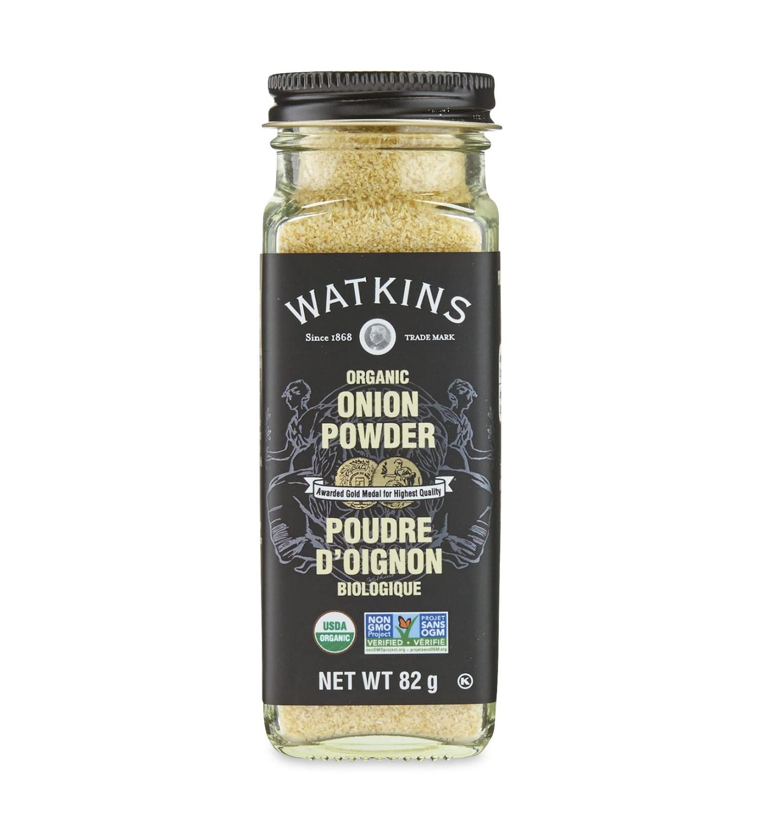 Watkins Gourmet Organic Spice Jar Onion Powder Non-GMO Kosher 82 g - Buy Online on GoSupps.com