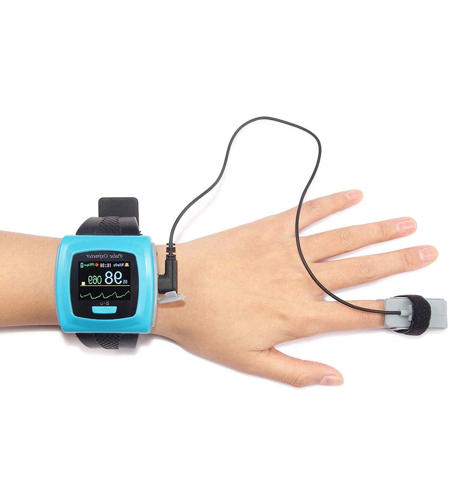 Buy Contec CMS50F Wrist Pulse Oximeter - Accurate Health Monitoring with Software & Download Cable - Fast International Shipping - Buy Online on GoSupps.com