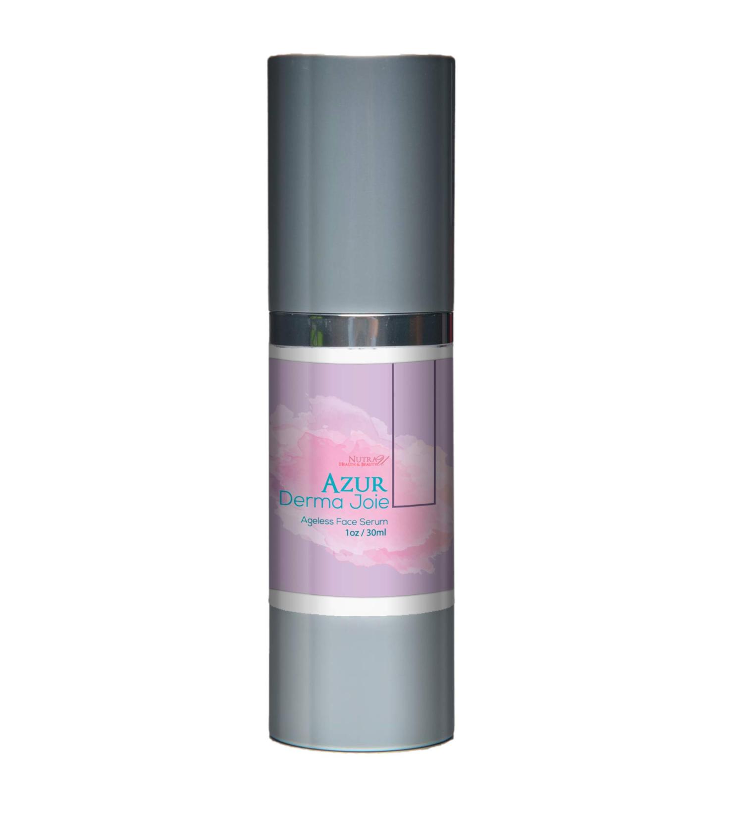 Azur Derma Joie - Ageless Face Serum - Target trouble spots on face and neck - Vitamin C and other actives to help reduce the appearance of aging. Help prevent & Reverse the appearance of aging - Buy Online on GoSupps.com