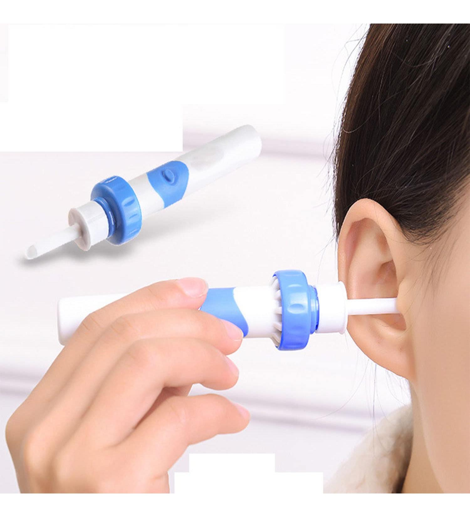 Ankrista Electric Ear Suction Device - Portable Automatic Ear Cleaner for Children and Adults (Blue) - Buy Online on GoSupps.com