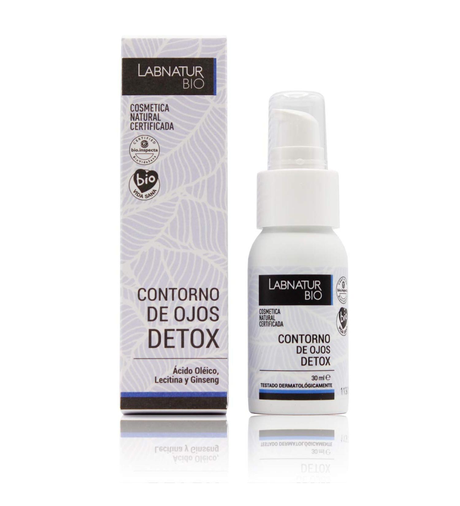 Labnatur Bio Detox Eye Contour 30 ml | 100% Natural | Anti-dark circles | Anti-aging | Reduces bags and dark circles | OLEIC ACID LECITINE & LISINE | Aluminum packaging 30 ml - Buy Online on GoSupps.com